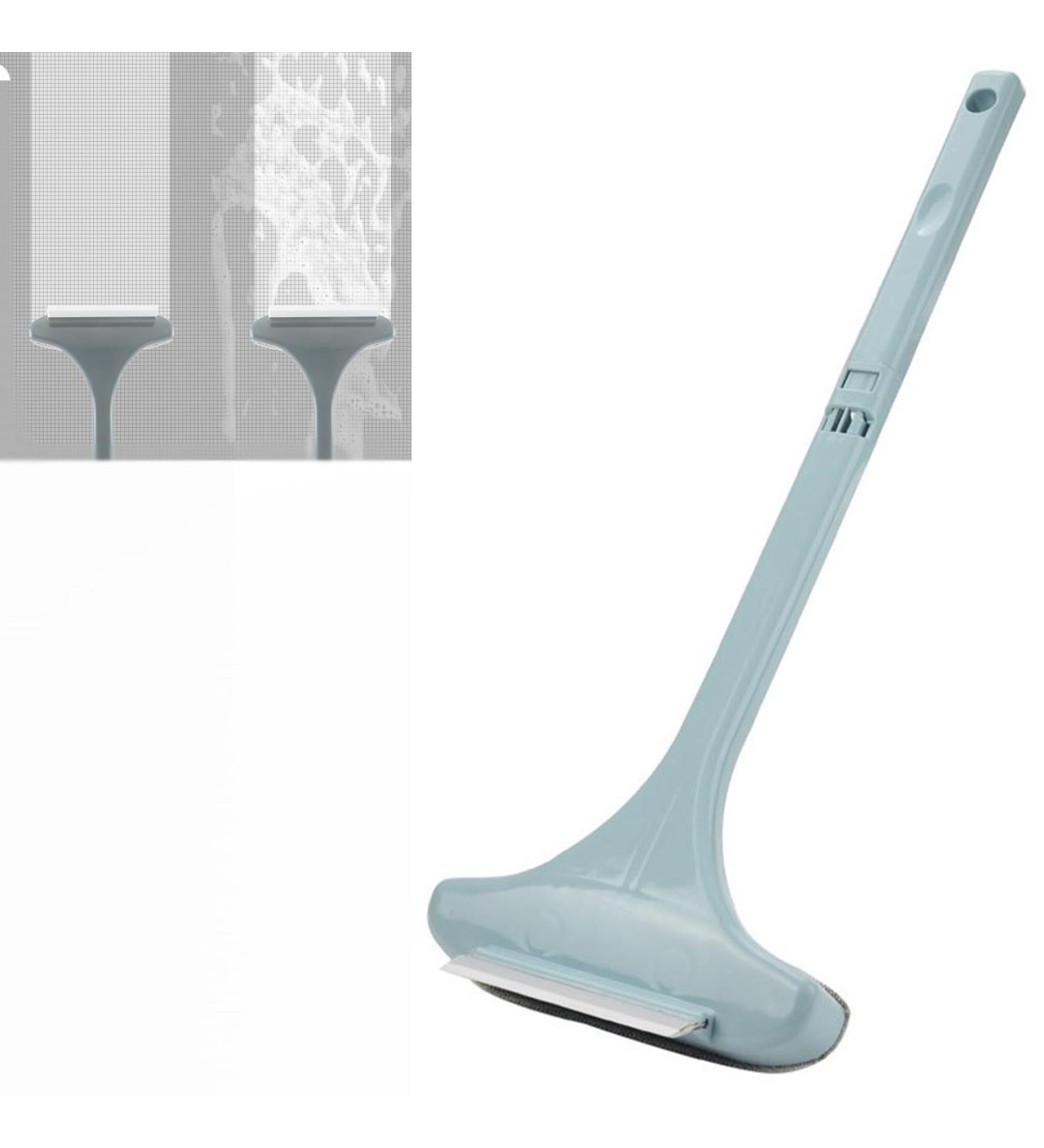 2 in 1 Mesh Cleaner Brush 2 in 1 mesh cleaning brush with Handle 2024 New Window Screen Cleaner Window Screen Cleaner Brush Double Sided Wet & Dry Dual Purpose (Blue) - Buy Online on GoSupps.com