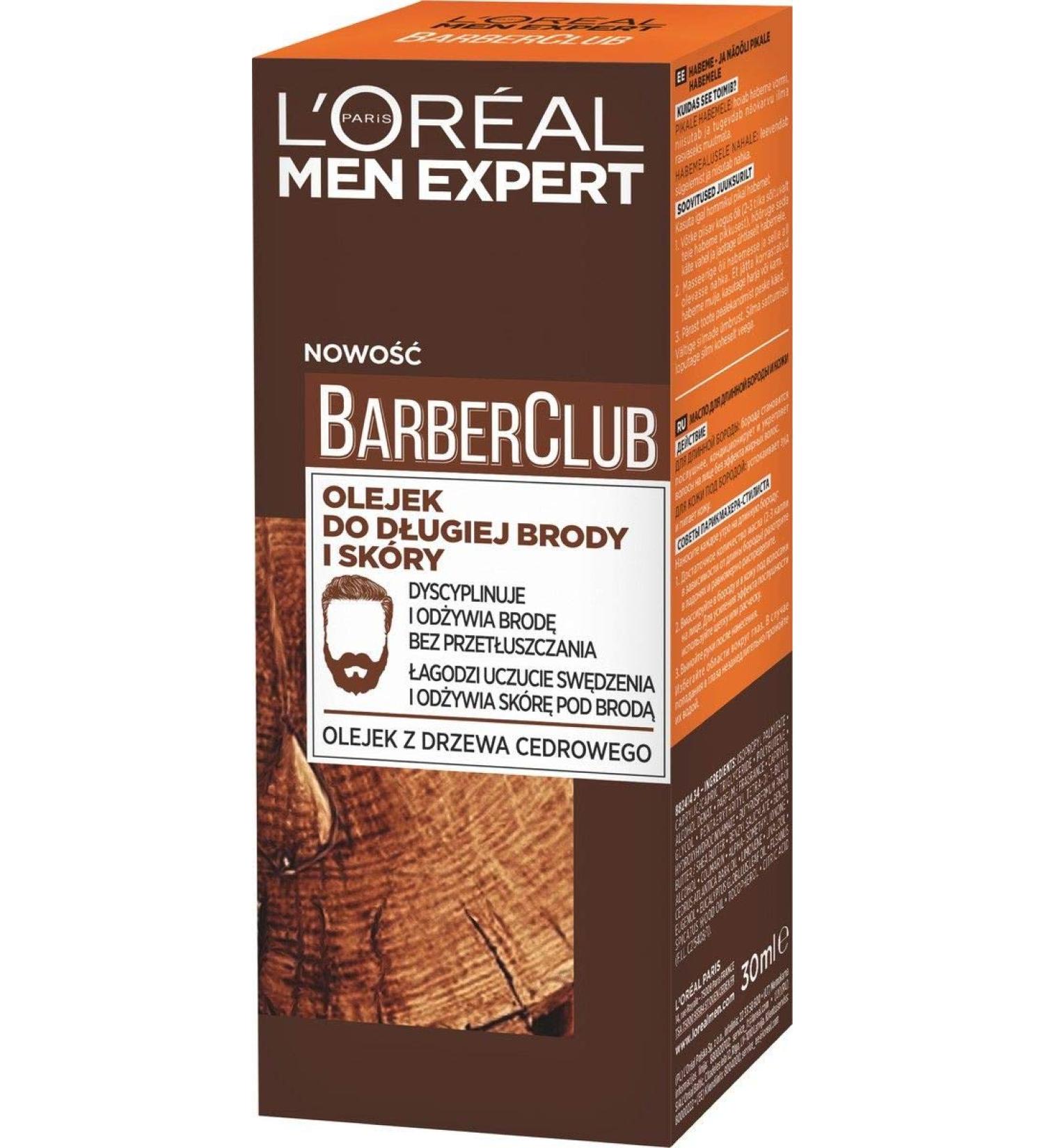 Men Expert Barber Club Long Beard & Skin Oil 30 ml - Buy Online on GoSupps.com