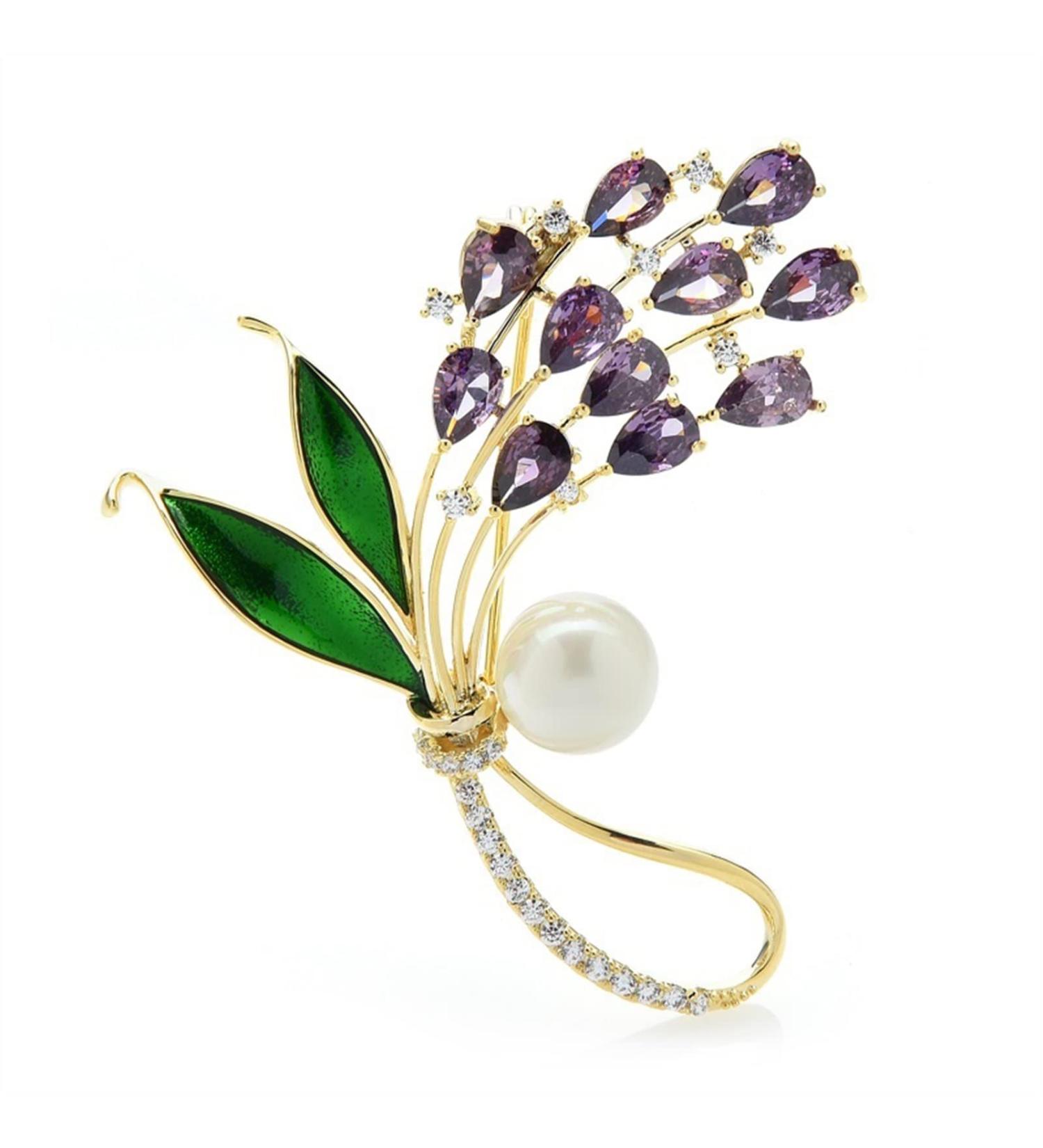 WIPPWER Pin Jewelry Gifts for Women Ladies Fashion Accessories Ladies Elegant Crystal Wheat Brooch Wheat Shape Party Banquet Brooch Brooches & Pins - Buy Online on GoSupps.com