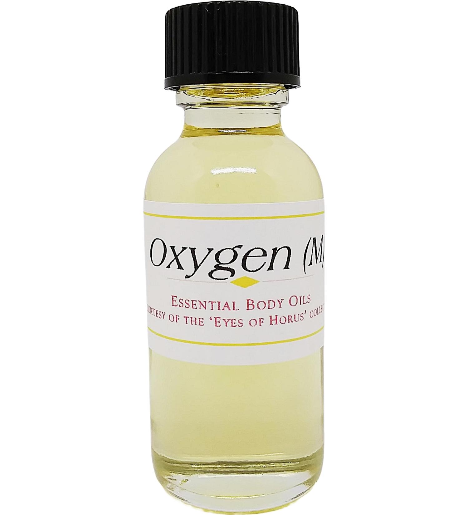 Oxygen - Type L For Men Scented Body Oil Fragrance Regular Cap - Clear - 1 oz. - ID#24293 1 Fl Oz (Pack of 1)