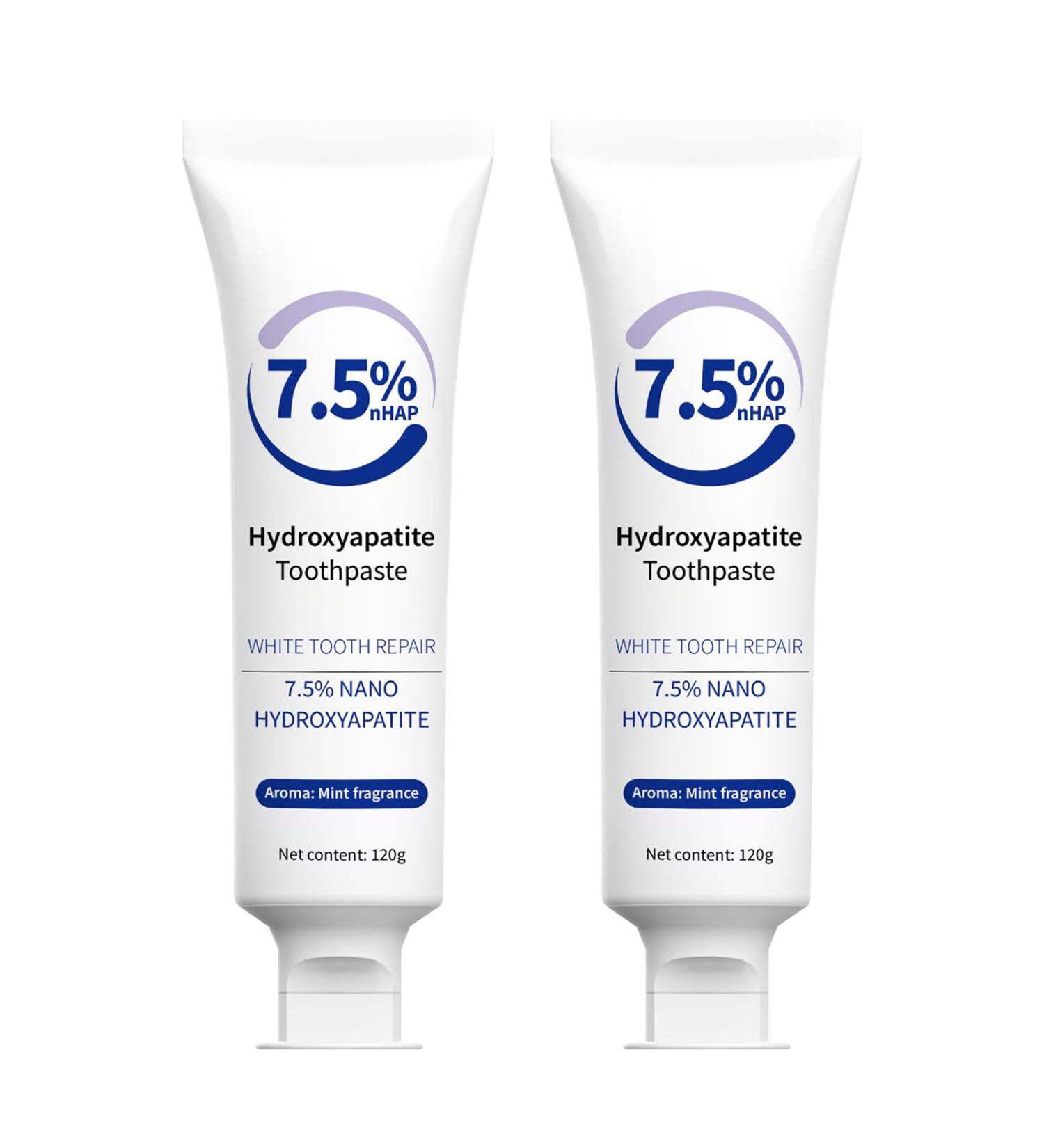 SHINROAD Enamel Protection Toothpaste Hydroxyapatite 120 g teeth whitening stains removal mouth burrs sensitive care 12 pieces oral health to brighten 2 pieces - Buy Online on GoSupps.com