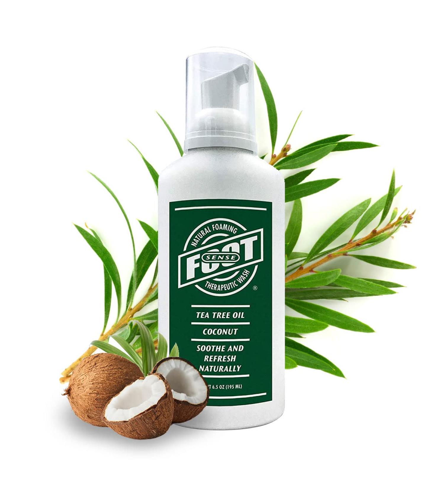 Tea Tree Oil Foaming Soap & Foot Wash | Made in USA | Promotes Healthy Skin, Feet & Nails | Fights Foot Odor, Eczema & Athlete's Foot | 6.5 Oz - Buy Online on GoSupps.com