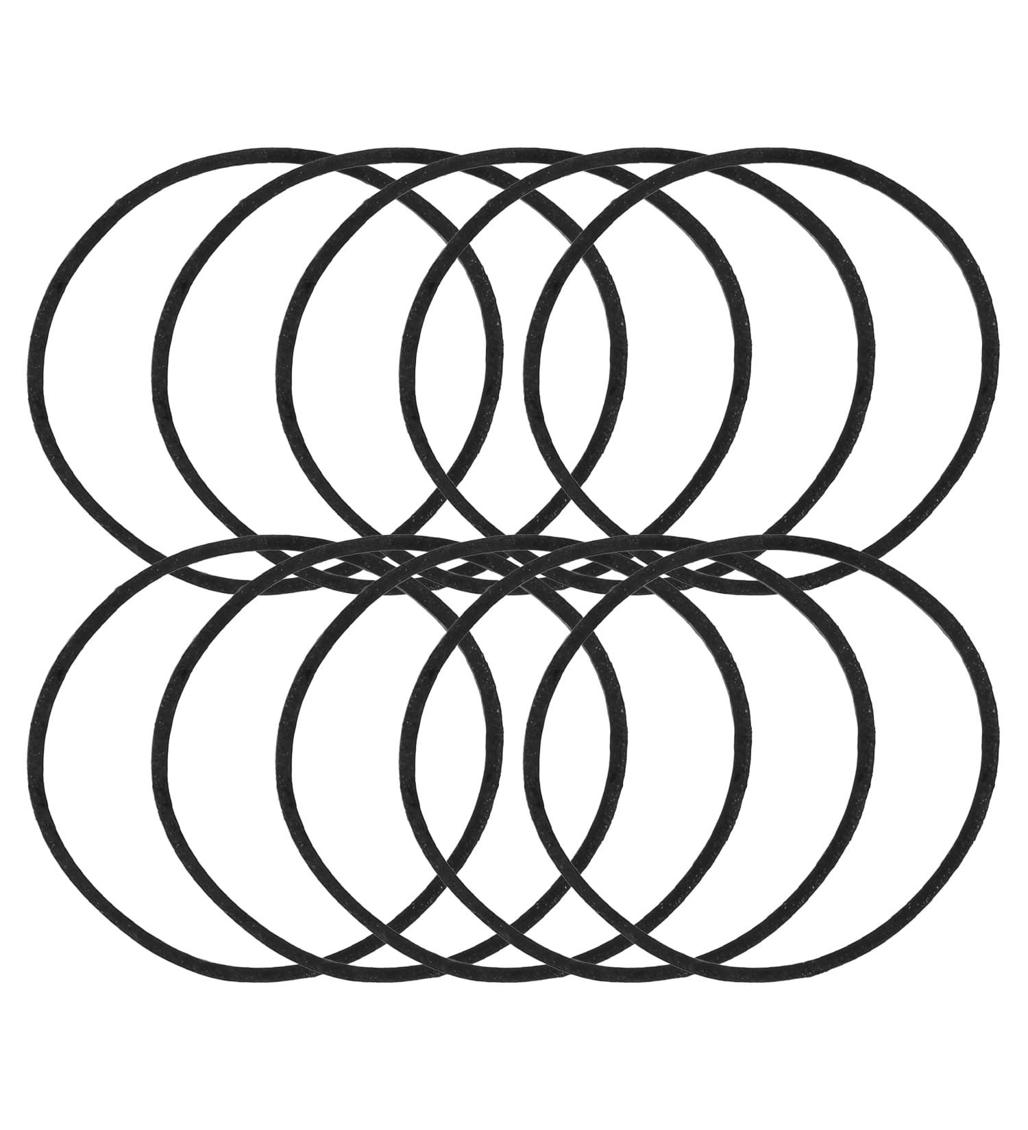 Tabanzhe 100 Black Elastic Hair Bands - Small Hair Bobbles for Women 4cm Thin Hair Ties for Kids Soft Bands with Metal Elastic Ponytail Holders Gentle Hair Accessories - Buy Online on GoSupps.com