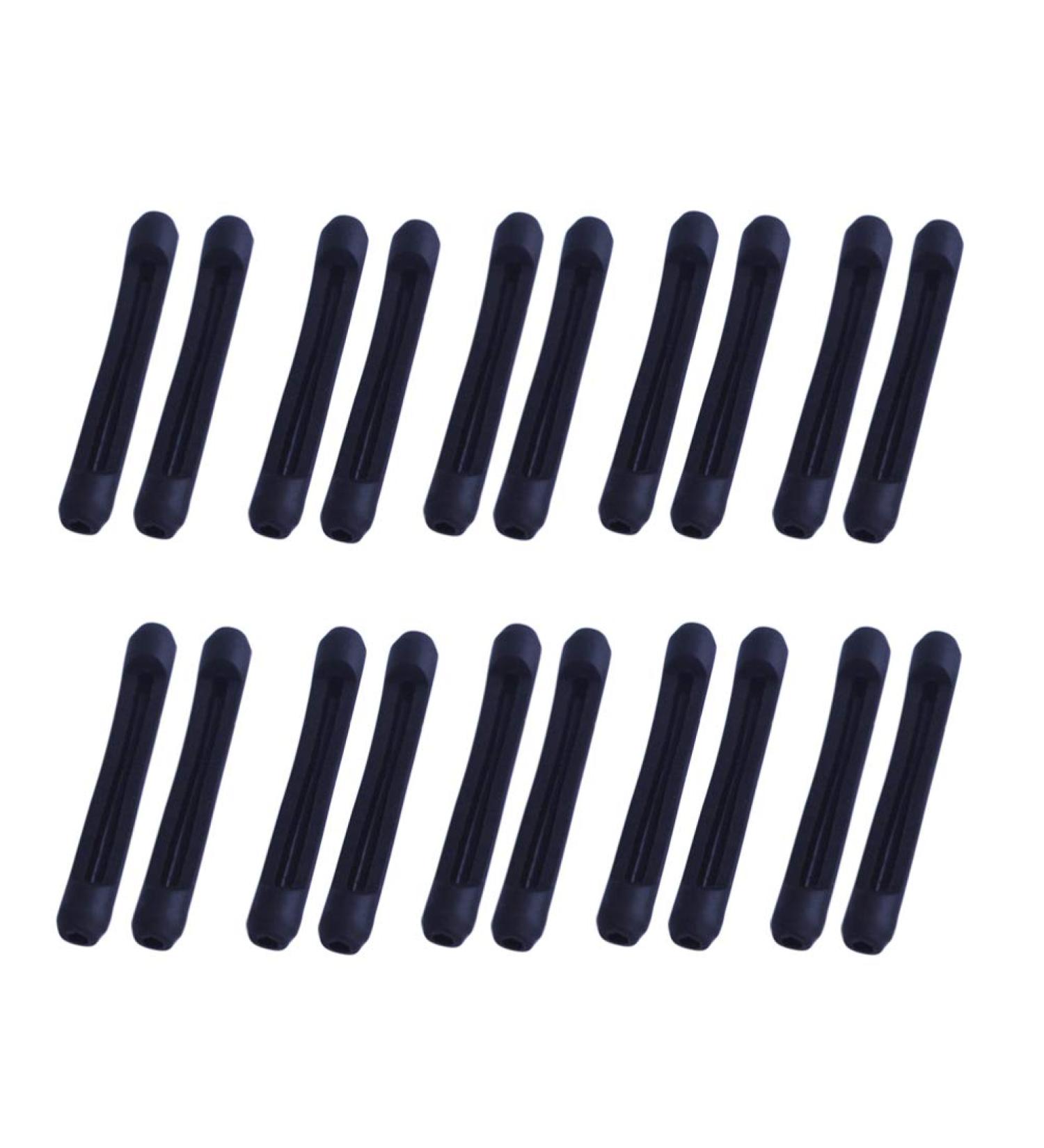 Buy Faruta 20 Pair Silicone Glasses Ironing Sleeves Anti-Slip Elastic Ear Grip Hook for Sunglasses & Reading Glasses Gray & Black Options - Buy Online on GoSupps.com