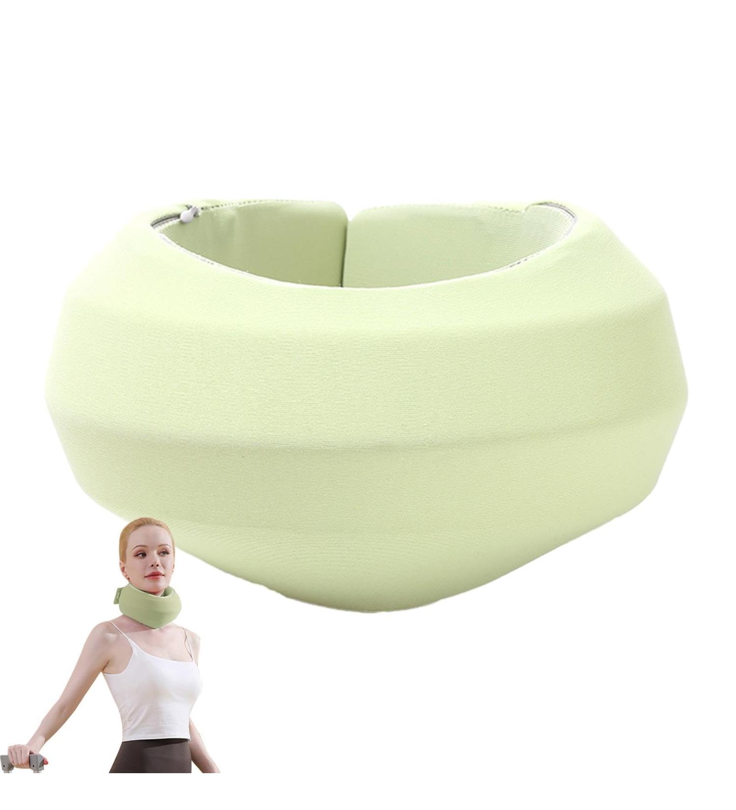 Aisyrain Breaker Crane Neck Support - Soft Foam Ruff Neckwear for Cervical Spine Relief - Ideal for Sleeping - Green - Buy Online on GoSupps.com