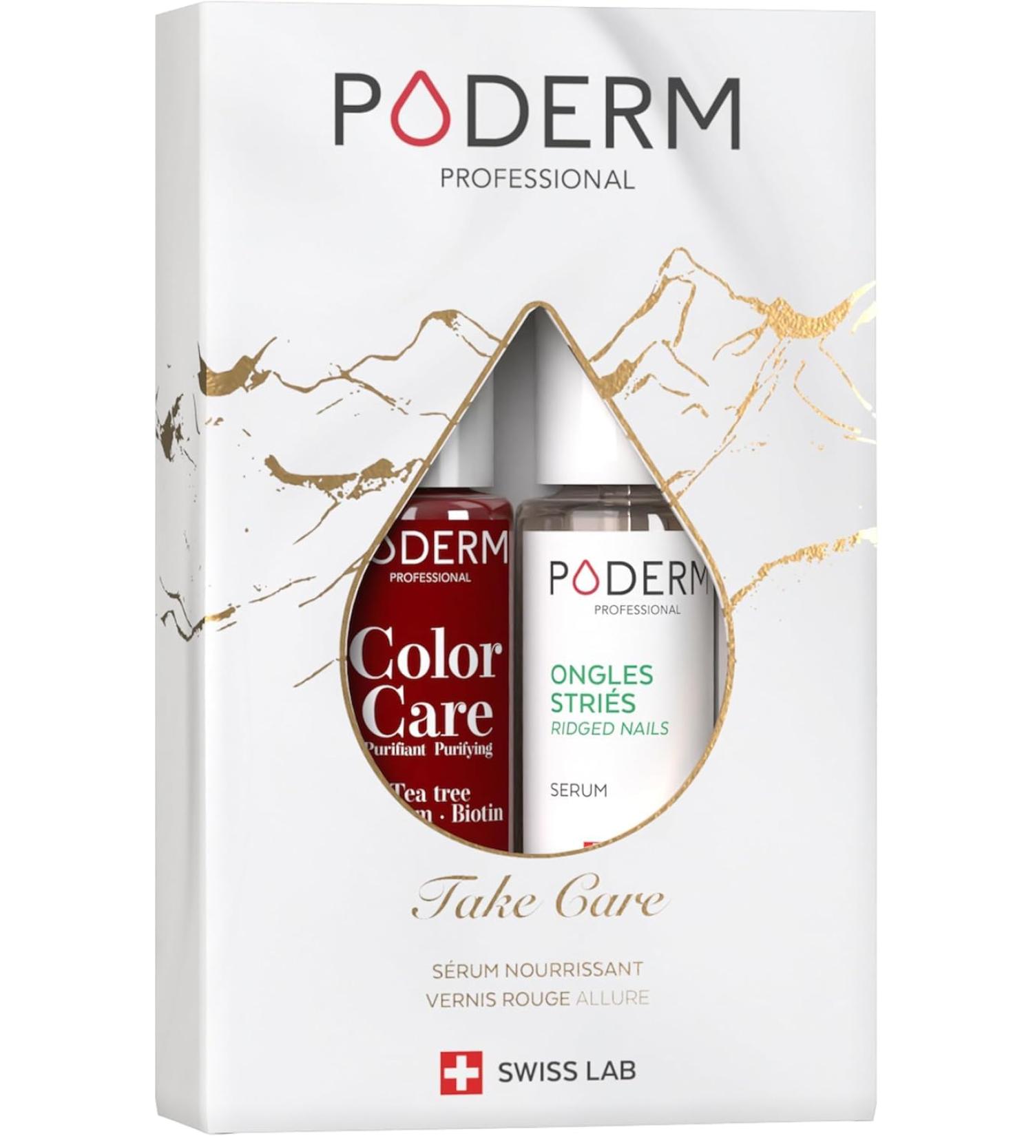  PODERM PODERM CHRISTMAS GIFT SET Take Care Swiss Made Nail Care Hardening Serum & Treatment Polish Enriched with Tea Tree C - Buy Online on GoSupps.com