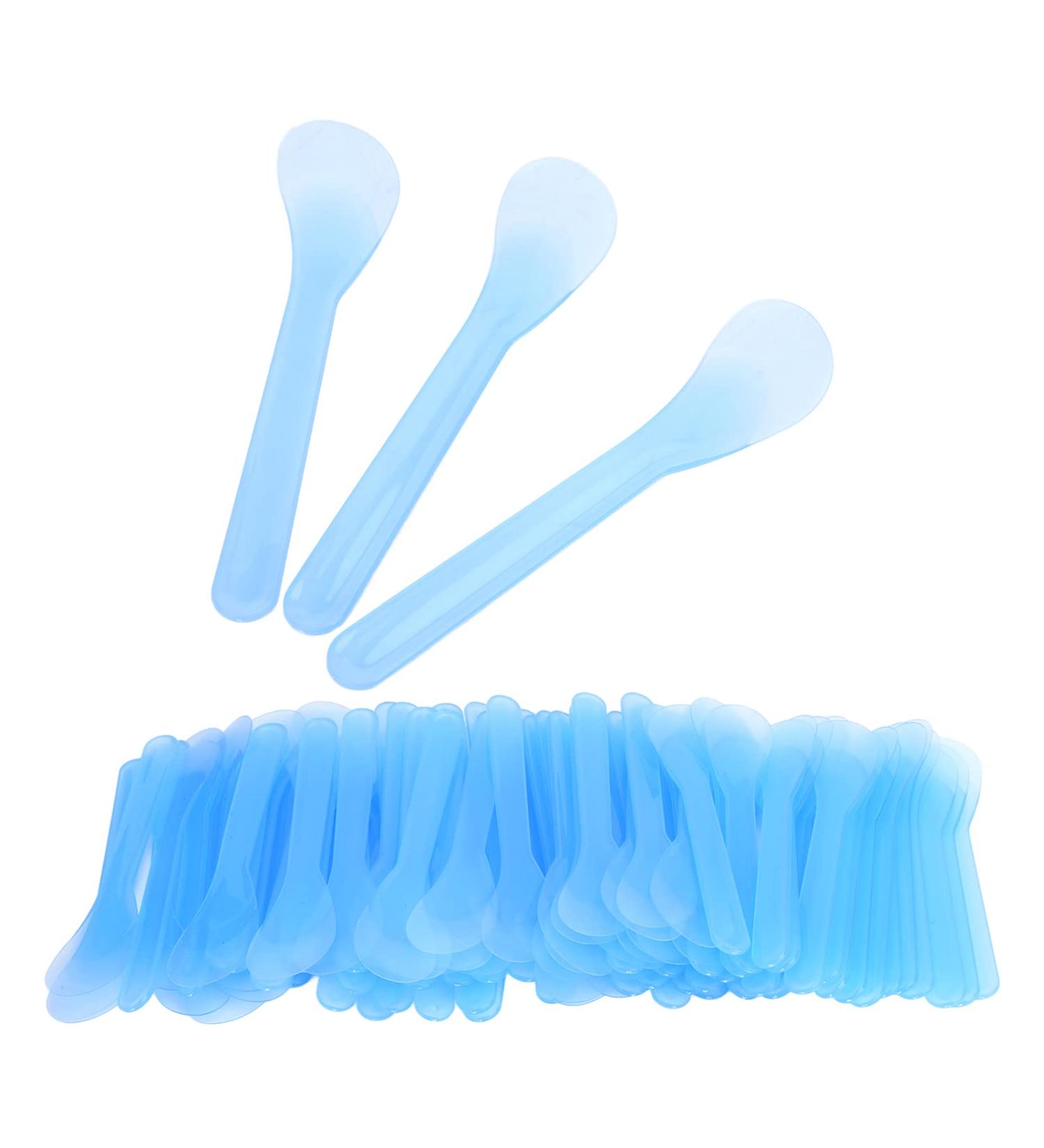 Spatule de Cr me de R paration de Tatouage Spatules de Cr me d' pilation Spatule Bleue de Masque Facial pour le Salon de beaut pour la Maison - Buy Online on GoSupps.com