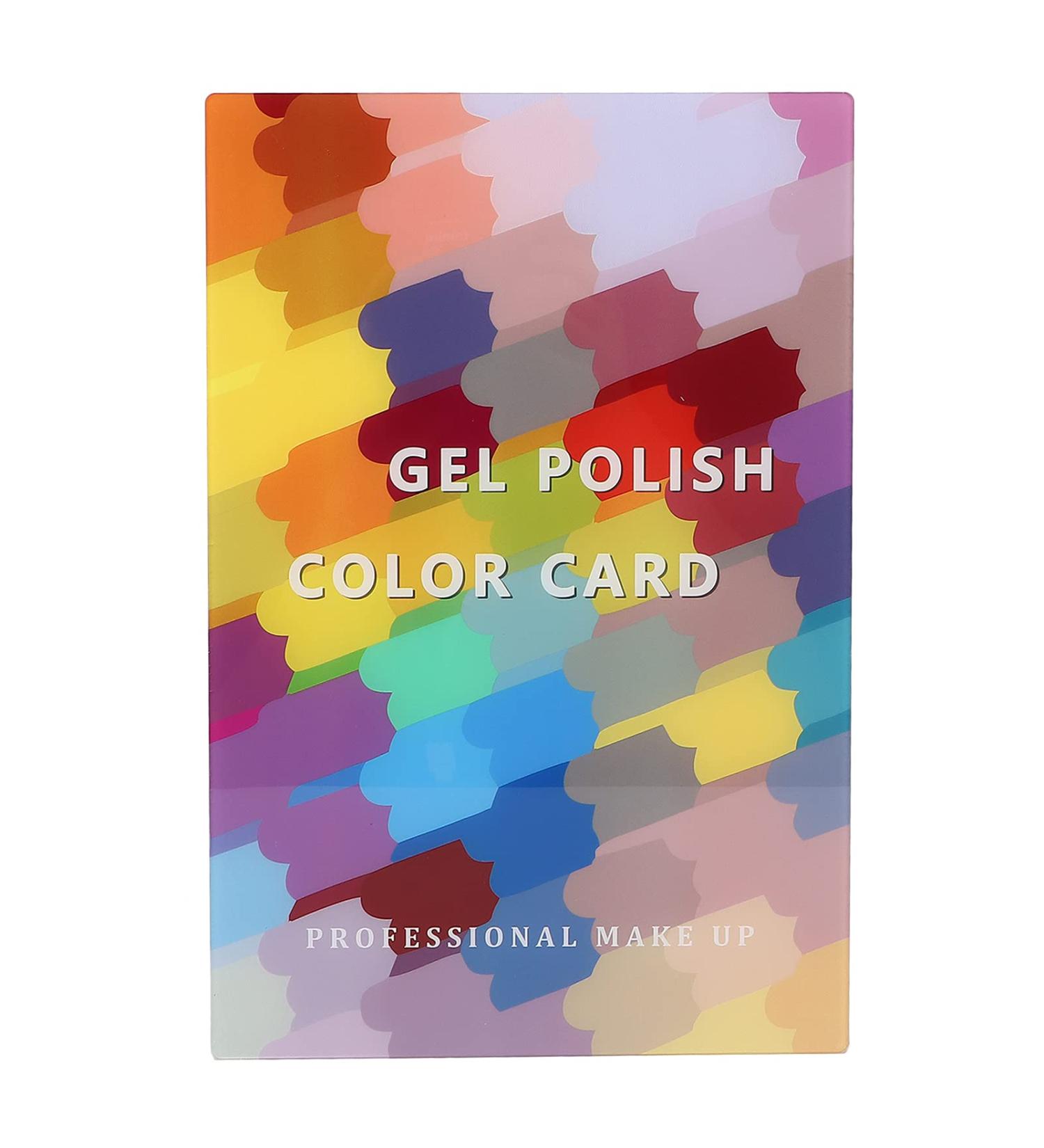 Nail Color Chart Book | Stylish Nail Polish Display for Salons & Manicure Shops - Perfect for Women & Girls - Buy Online on GoSupps.com