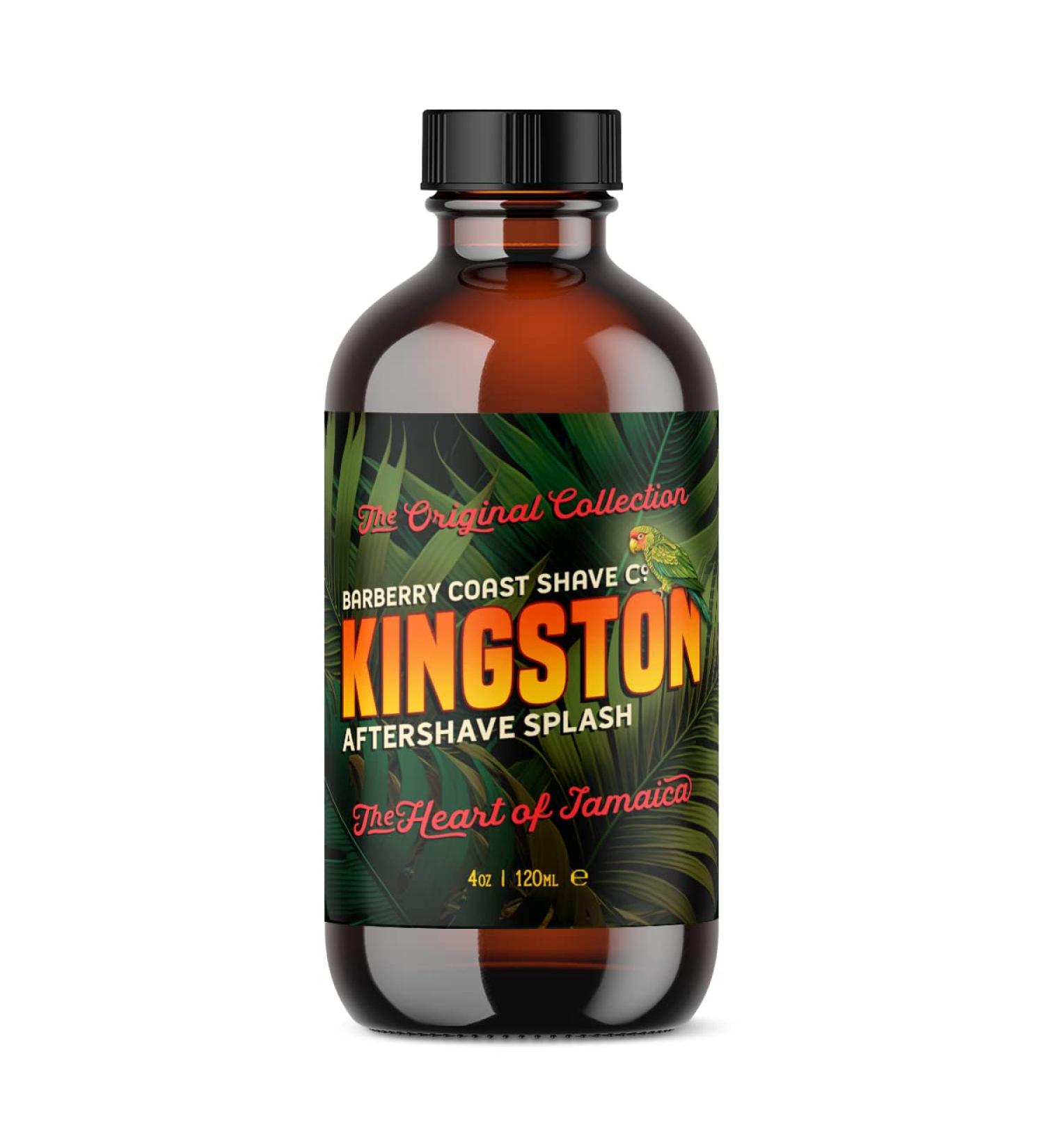 Kingston Aftershave Splash for Men - Caribbean-Inspired Scent Natural Ingredients 4oz - Shop Internationally - Buy Online on GoSupps.com