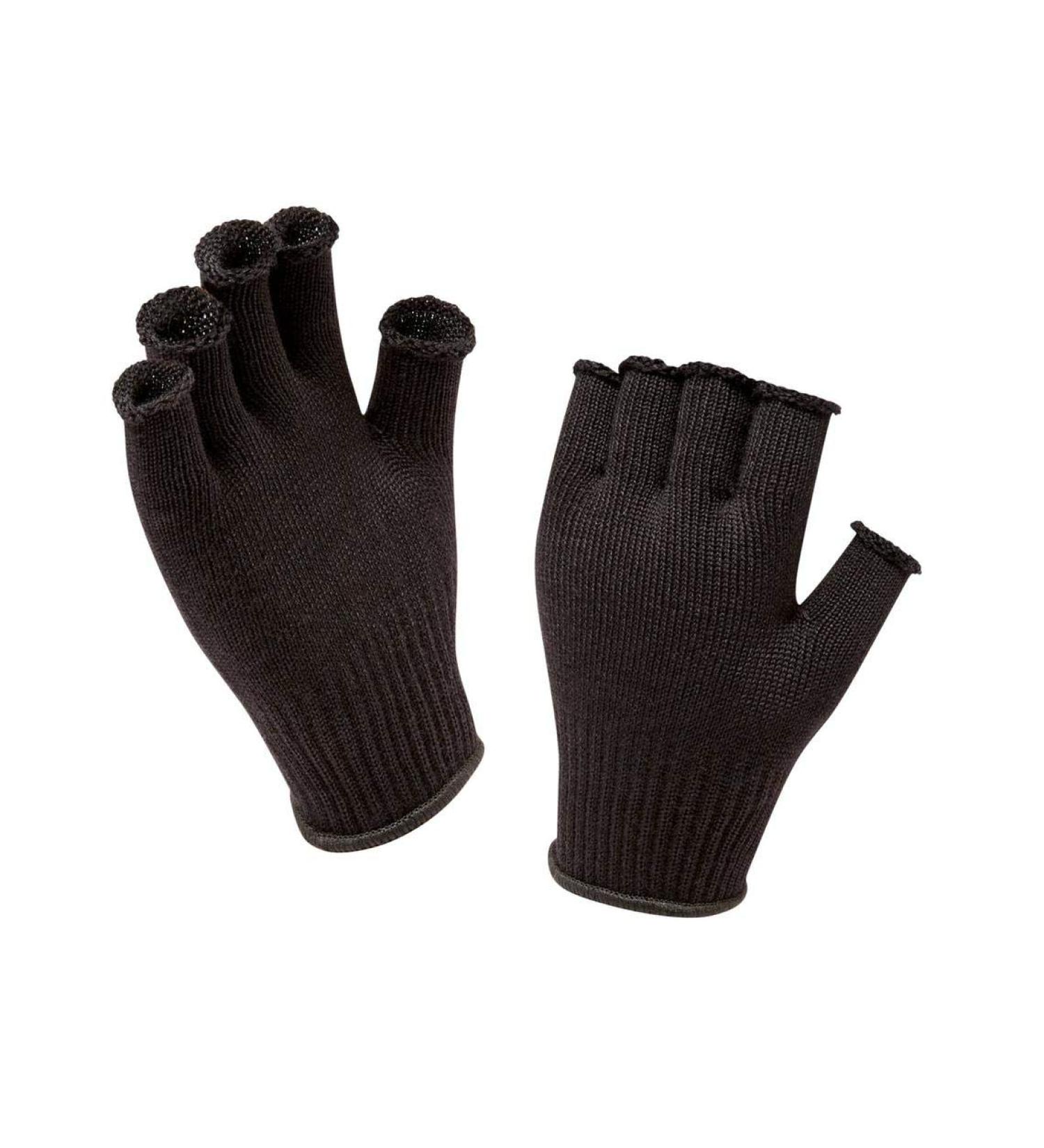SEALSKINZ Unisex Solo Non-Waterproof Merino Wool Gloves - One Size Black | Buy Internationally - Warmth & Comfort - Buy Online on GoSupps.com
