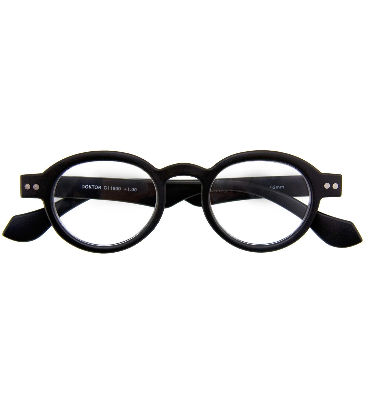 NEED YOU reading glasses doctor / +2.50 diopters / black
