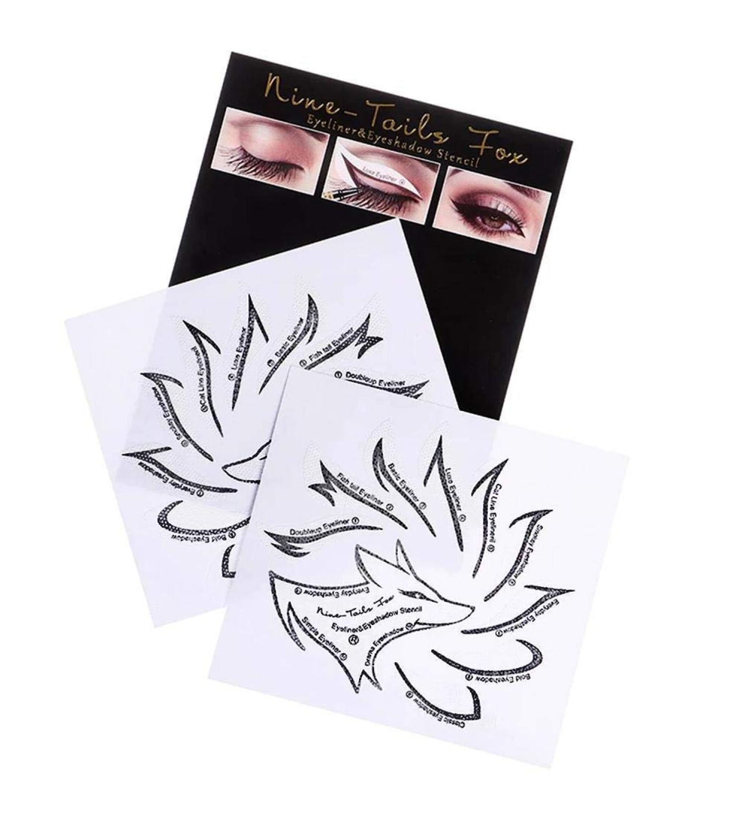  Kikumi Professional Eyeshadow Stencil Non-Woven Eyeliner Stencils Kit Eyeshadow Stencil (Image Payment) - Buy Online on GoSupps.com