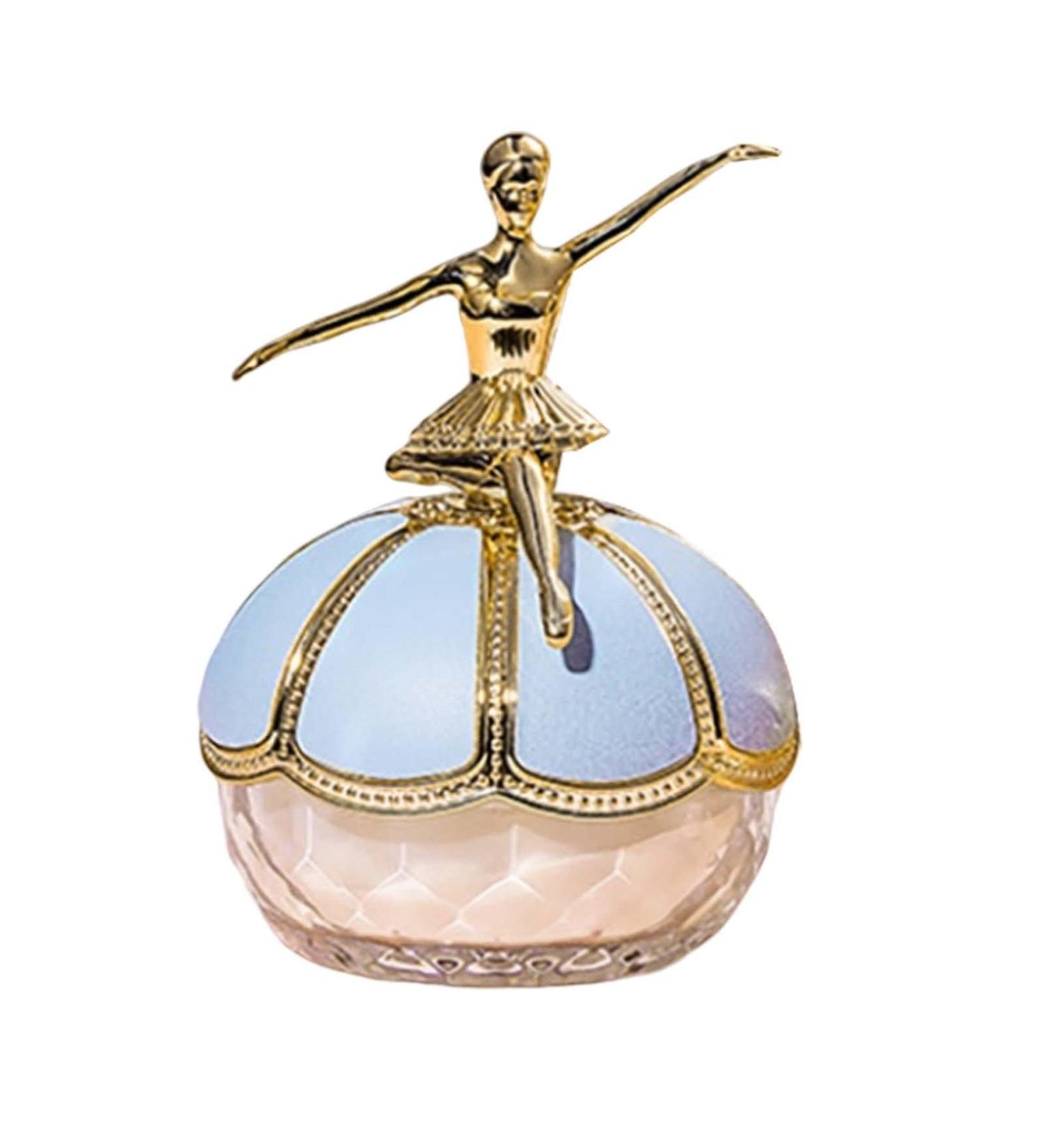 Kokiya Loose Powder Face Powder Ballet Statue Creates Soft Focus Effect Matte Facial Makeup Makeup Powder Face Concealer for Base Foundation Women 01 - Buy Online on GoSupps.com