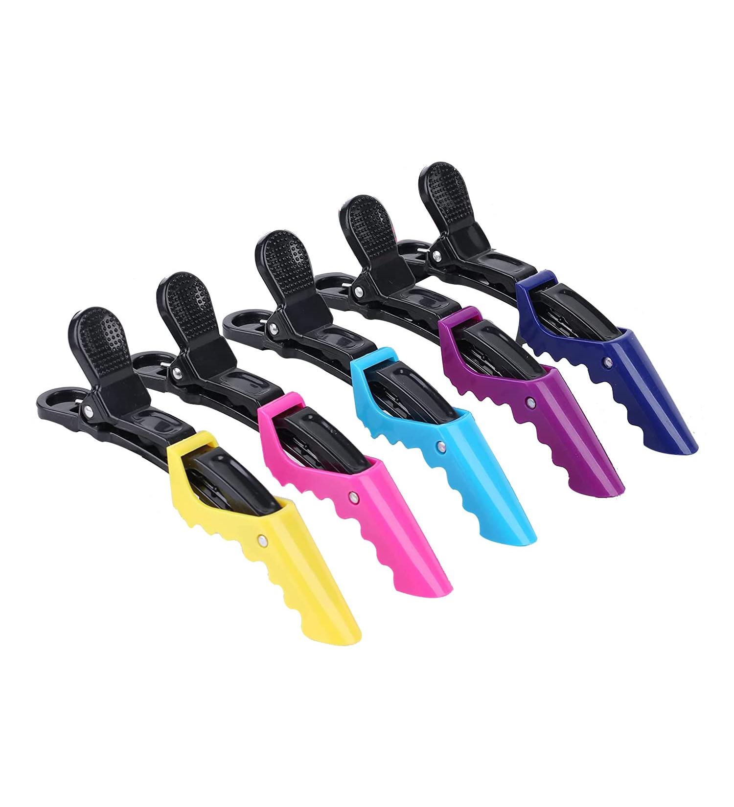 Hair Clips for Women Hair Clips 5 Pack HAALII Alligator Clips For Hair Salon Hair Clips Plastic Hair Clips Gator Clips Hair Clips For Styling Hair Styling Clips Aligator Clips