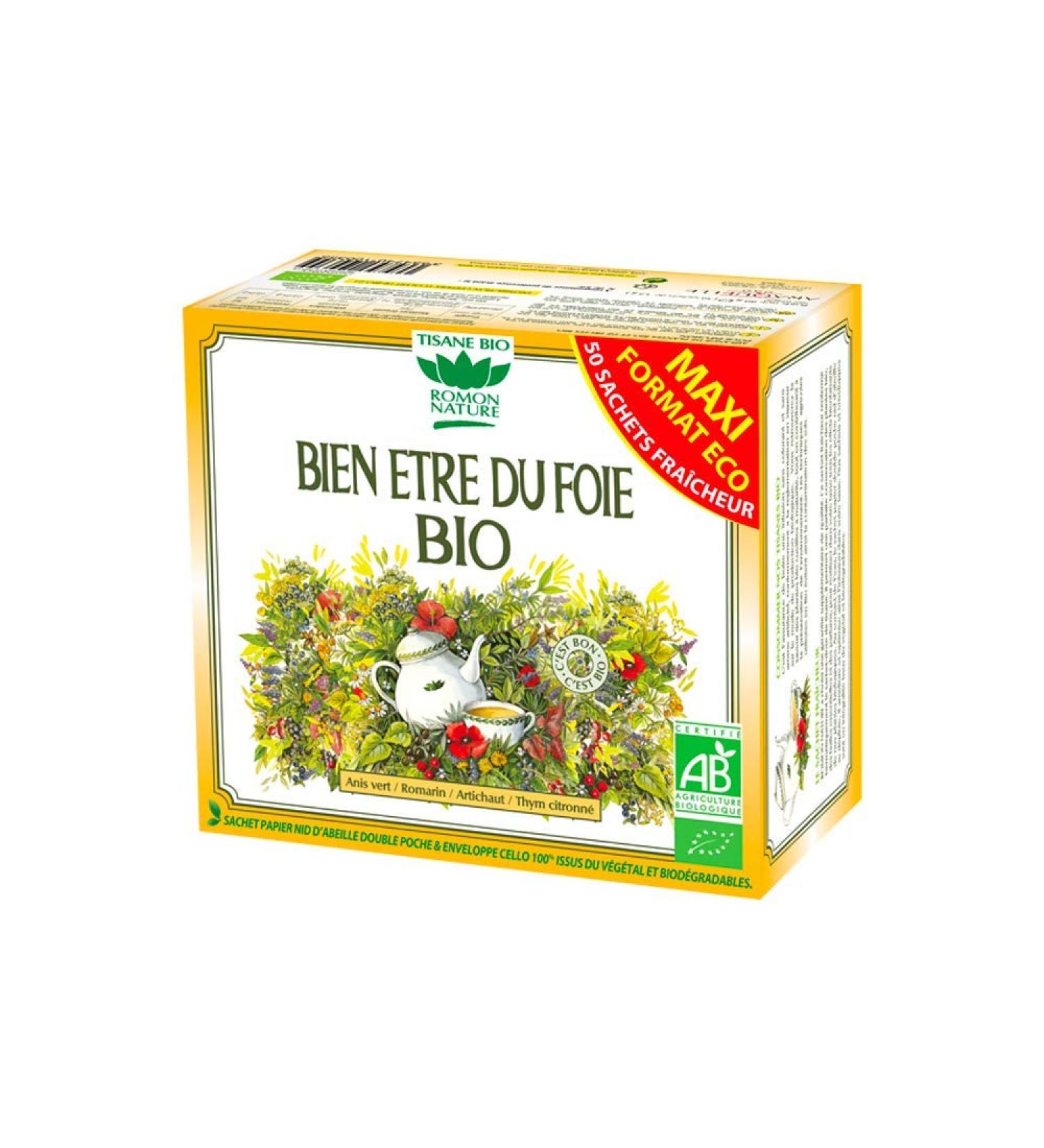 ROMON NATURE ROMON NATURE / PLANTASIA - Well-Being Liver Eco Format 50 Bags 80G