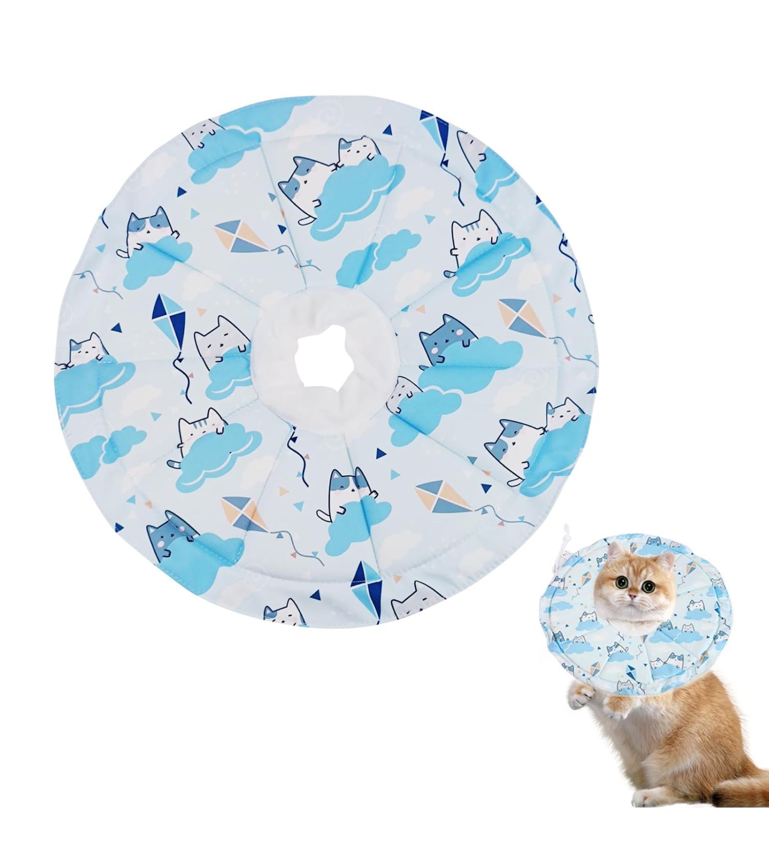 Soft Cat Recovery Collar | Adjustable Lick Protection for Surgery & Injuries (Size S) - Buy Online on GoSupps.com