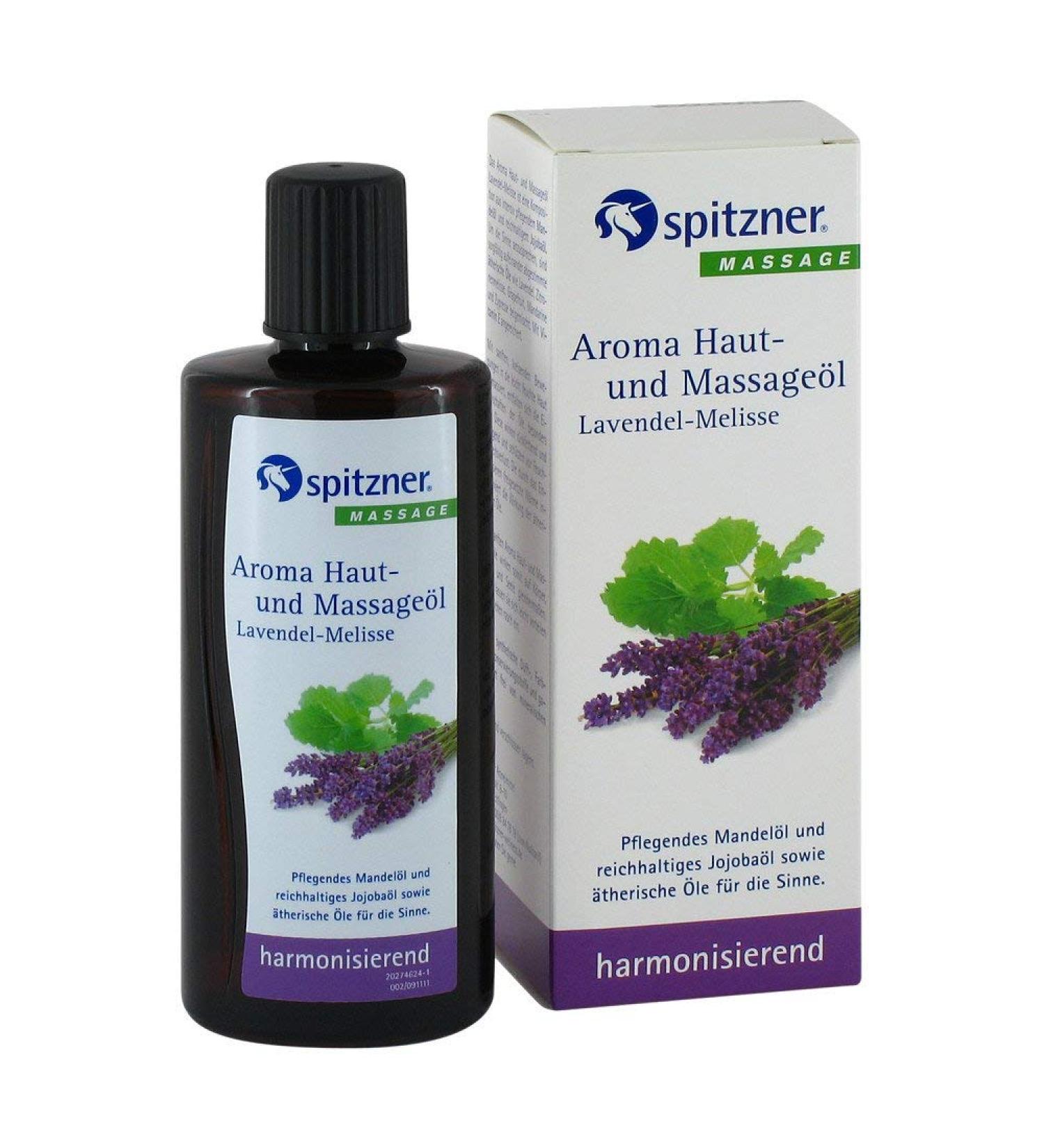 SPITZNER Skin and massage oil lavender lemon balm 190 ml