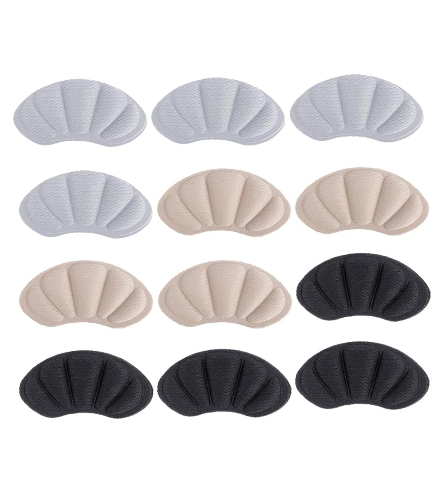 6 Pairs Non-Slip High Heel Cushions - Flat Heel Pads & Inserts for Loose Shoes Sneakers & Work Boots - Buy Online on GoSupps.com