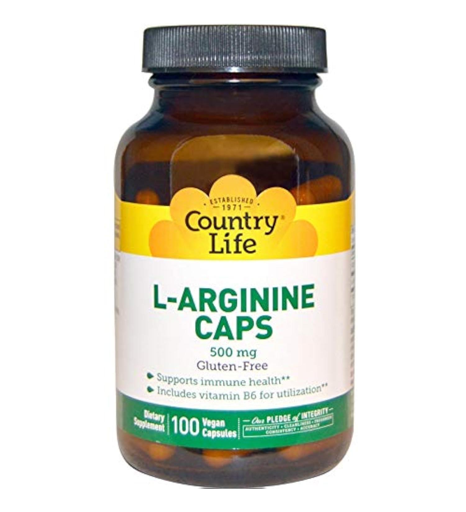 L-Arginine Caps 500mg 100 VegiCaps