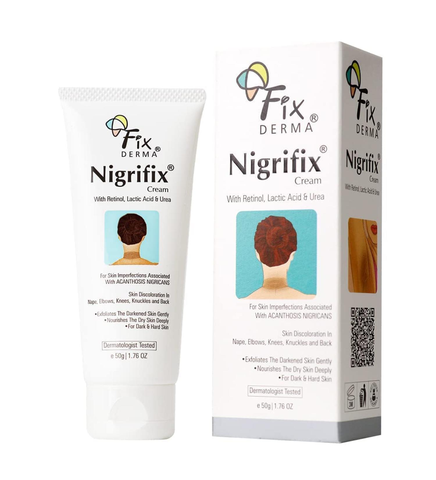Fix Cream for Acanthosis Nigricans | Exfoliant & Hyperpigmentation Reducer for Dark Skin Areas | Dermatologist Tested - 50gm - Buy Online on GoSupps.com
