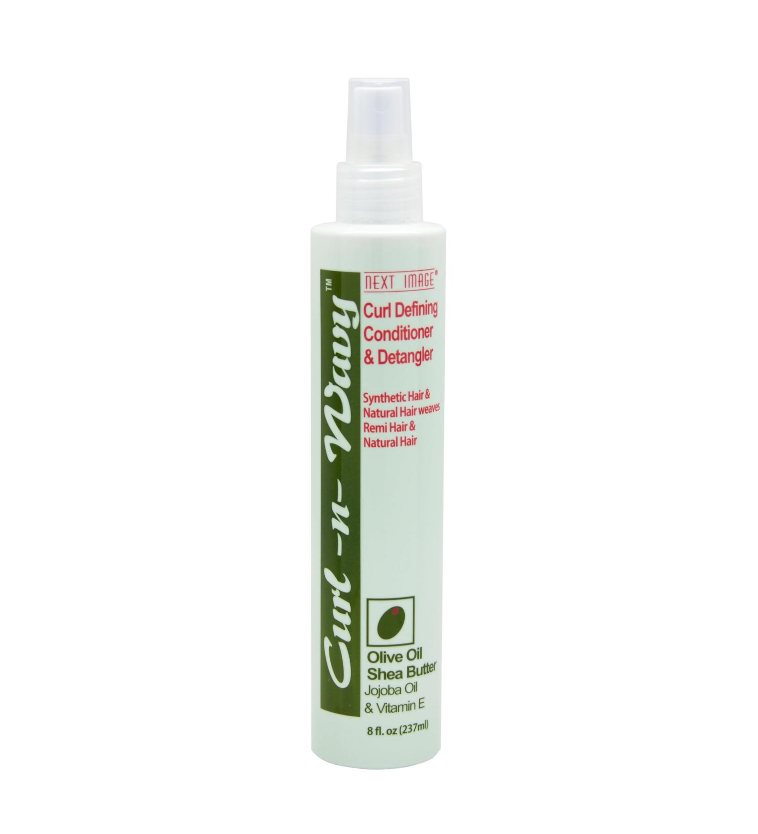On Natural Next Image Curl-n-Wavy Conditioner & Detangler - Olive Oil Shea Butter Jojoba Oil & Vitamin E - 8oz | Best for Curly Hair Care - Buy Online on GoSupps.com