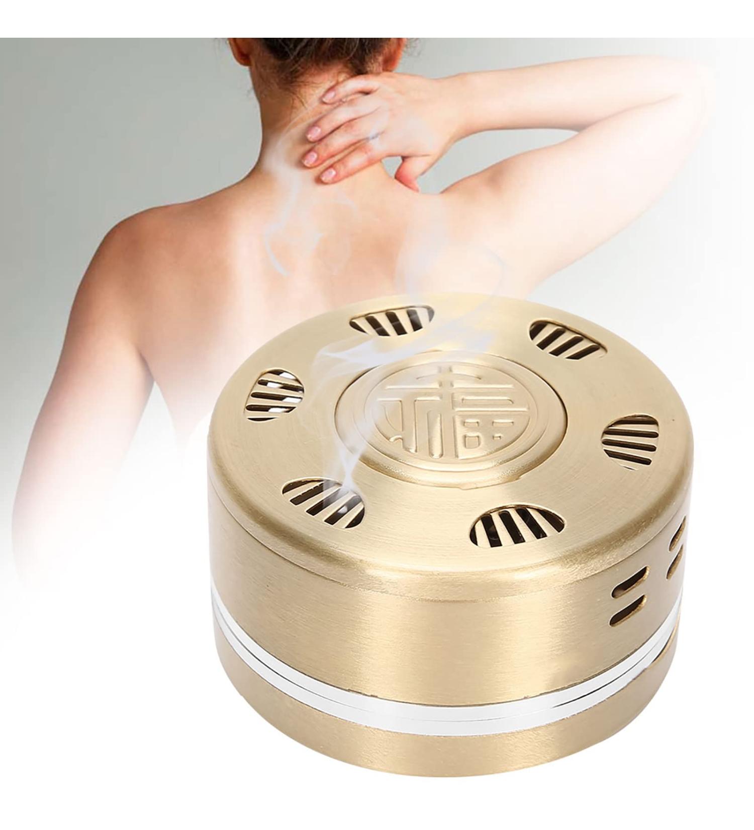 Natudeco Pure Copper Moxa Box - Moxibustion Therapy Box & Moxa Stick Holder for Home Salon | International Shipping - Buy Online on GoSupps.com