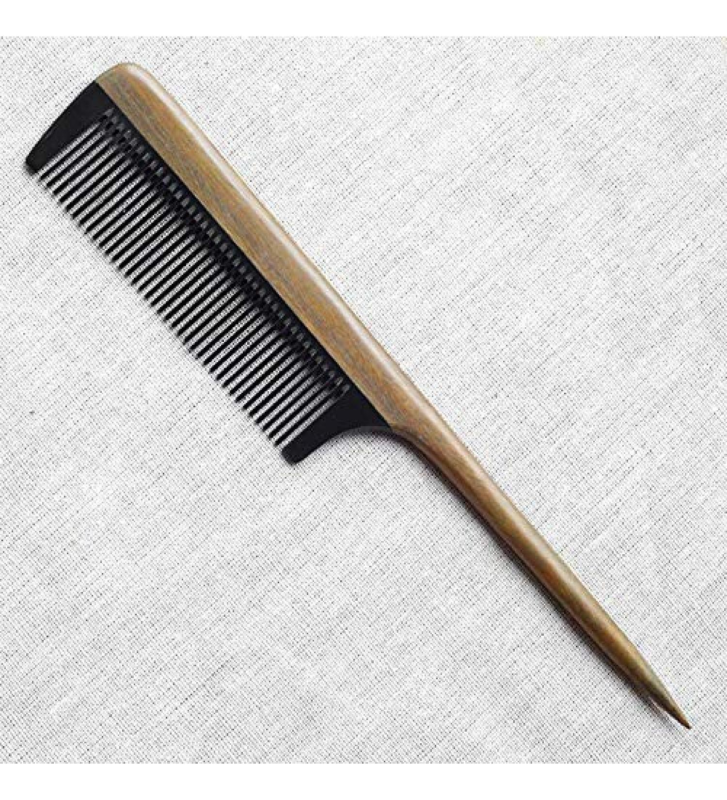 UNbit Pointed tail comb tool horn comb comb not knotted female sandalwood pointed tail comb Comb