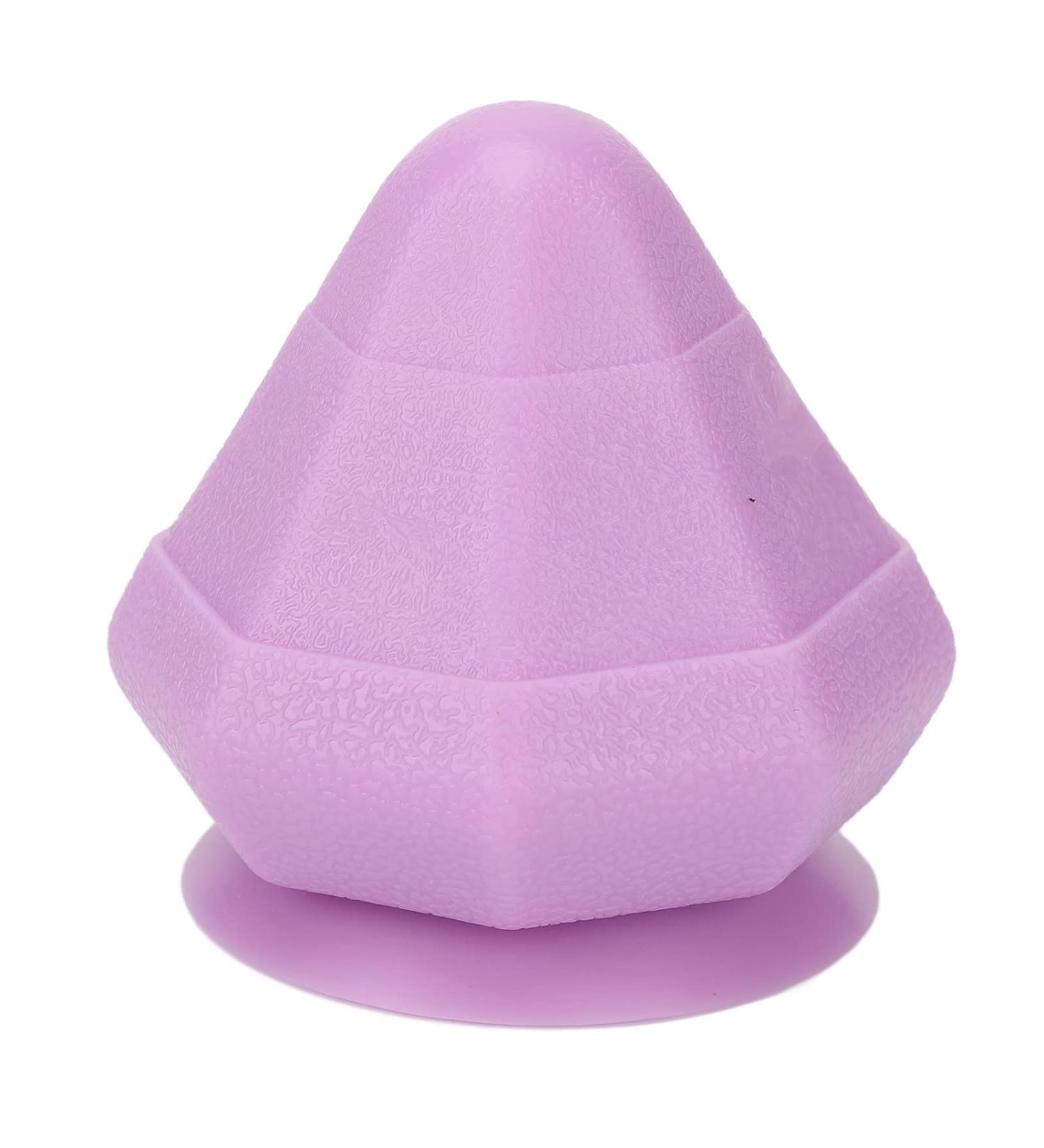 Massage Cone Ball with Suction Cup | Myofascial Relaxation | Hand-Free Design for Back Neck & Shoulders | Travel-Friendly Violet Massage Balls - Buy Online on GoSupps.com