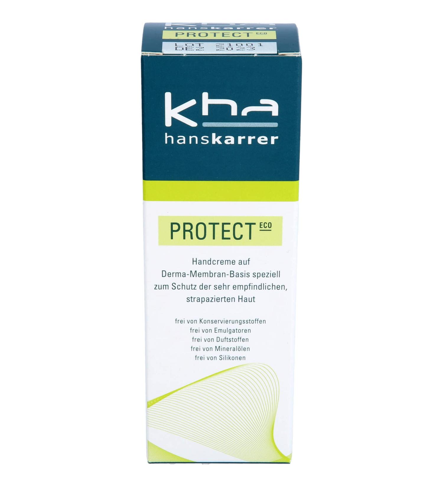 Hans Karrer Protect Eco Creme 50 ml - Eco-Friendly Skin Care for All Skin Types | International Shipping Available - Buy Online on GoSupps.com