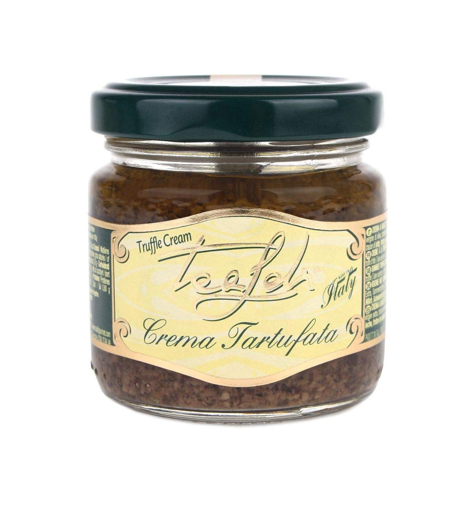 Tealdi Black Tartufata Truffle Cream - Premium Italian 80g - Truffle & Porcini Mushroom Spread for Gourmet Cooking - Buy Online on GoSupps.com