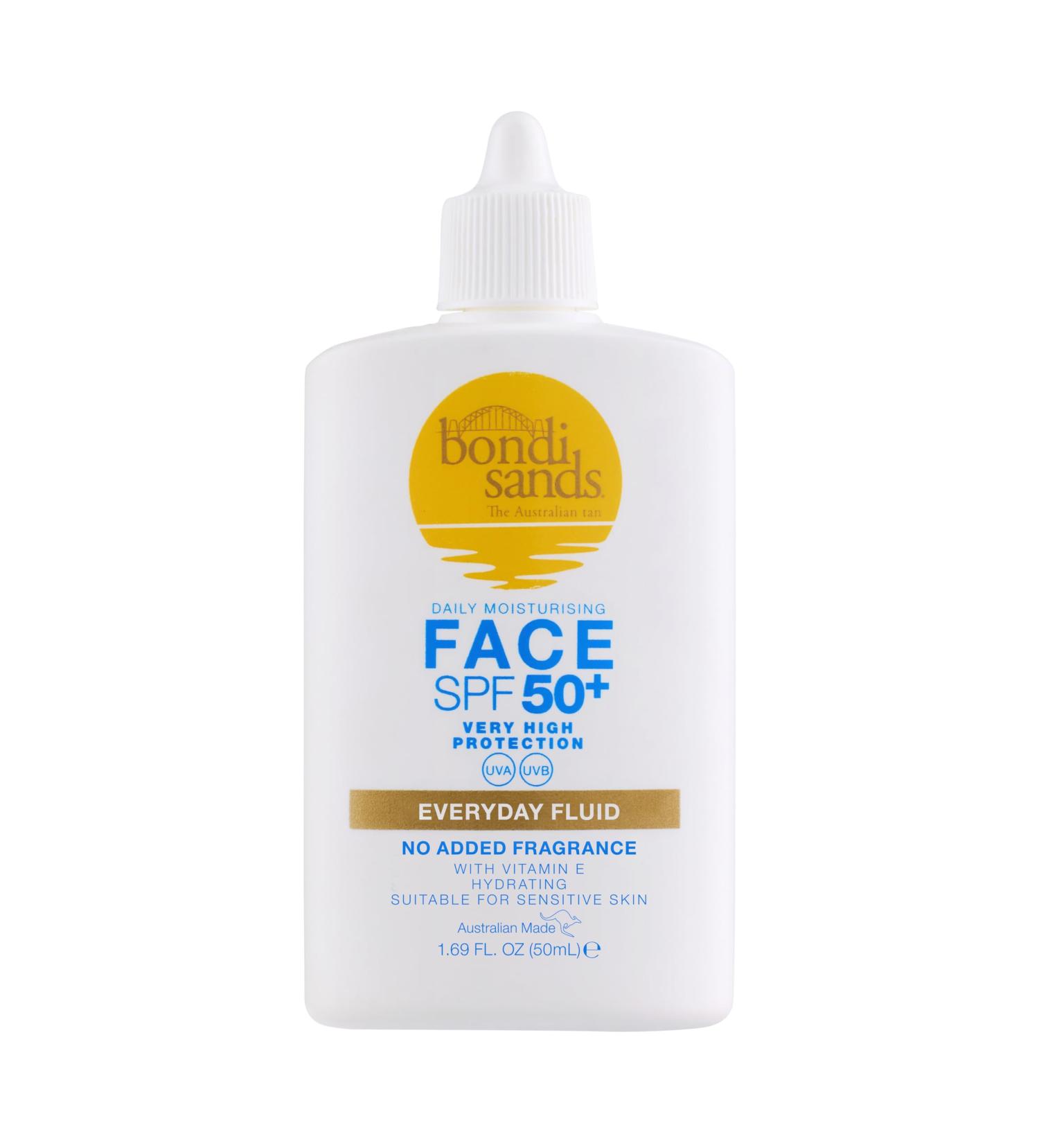 Guhl Ikebana Bondi Sands Face Fluid LSFSPF 50+ Everyday Facial Fluid Moisturizing Suitable for sensitive skin UVAUVB protection - Buy Online on GoSupps.com