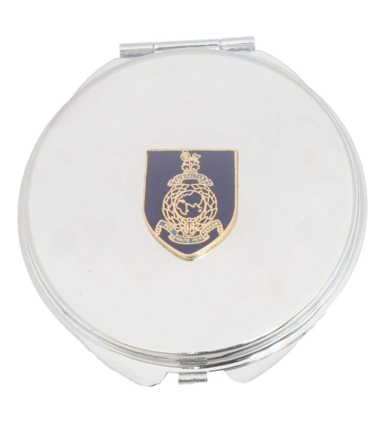 Royal Marines Shield Compact Mirror Handbag Gift With Free Engraving ME21 - Buy Online on GoSupps.com