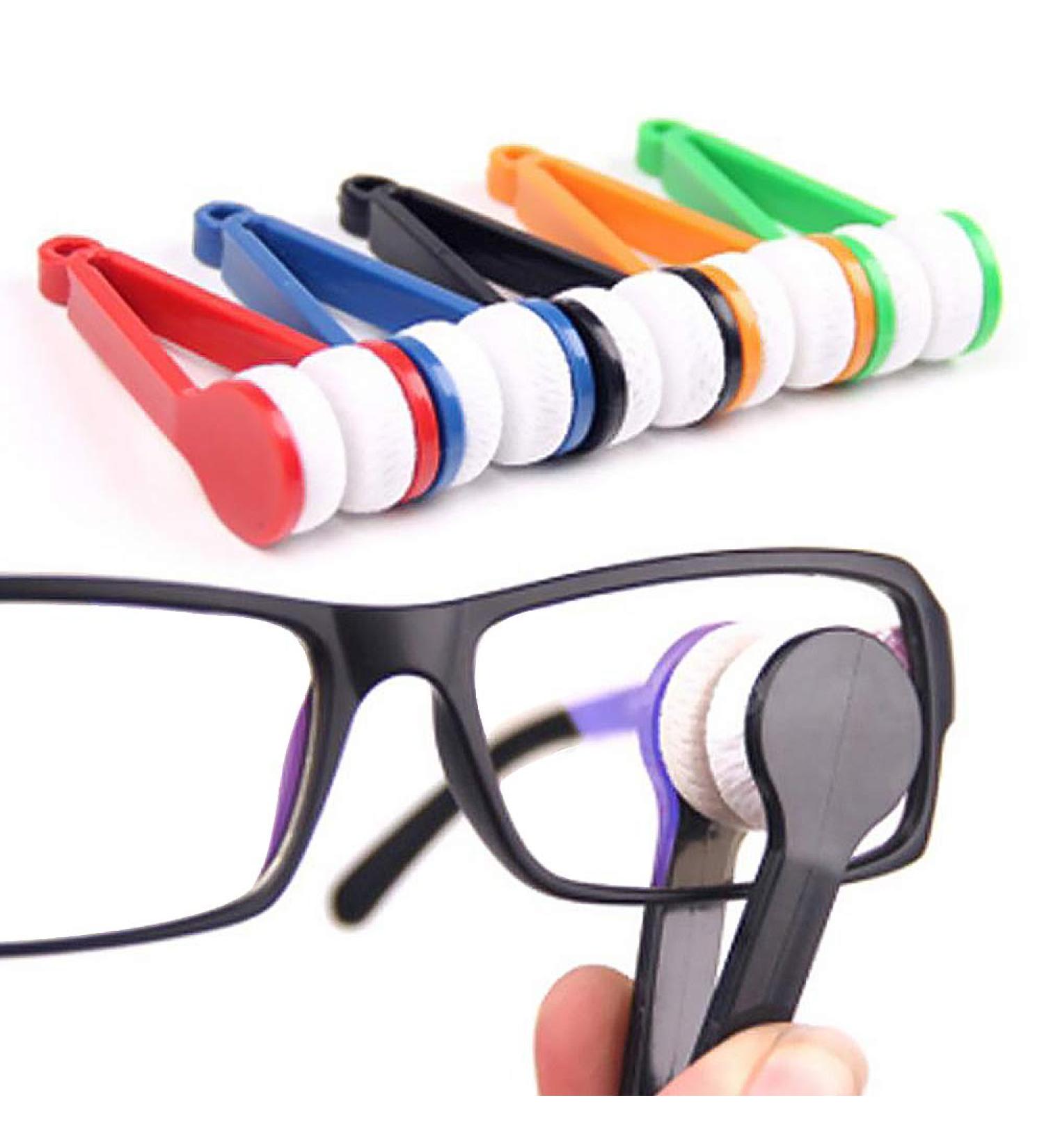 5pcs Mini Spectacle Glass Cleaner Set | Portable Magnetic Eyeglass Microfiber Brush | Glasses Cleaning Accessories - Buy Online on GoSupps.com