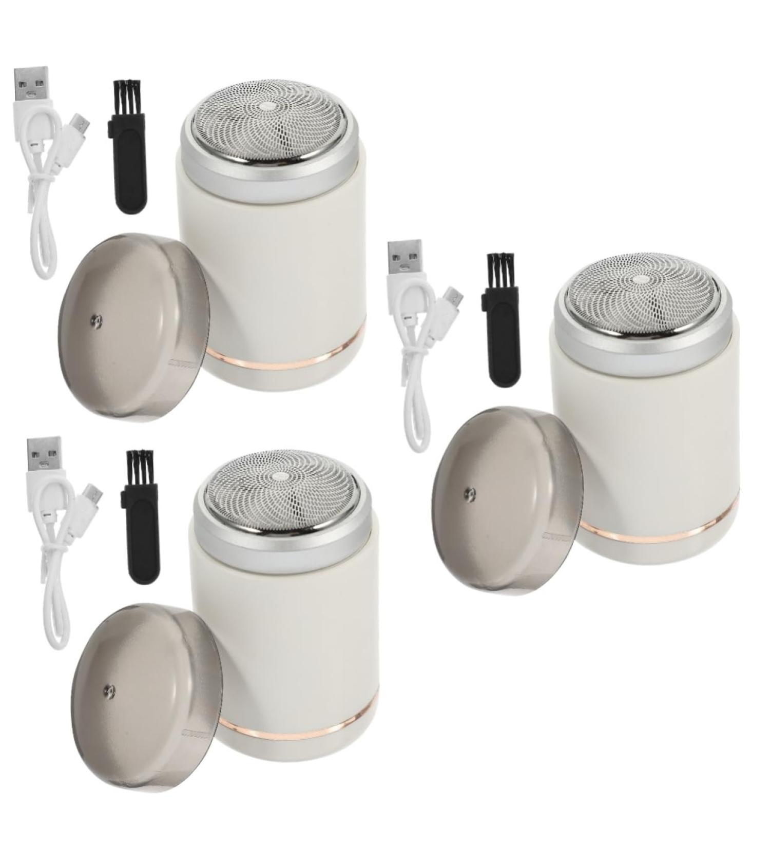 Beavorty Men's Electric Razor Trimmer - Travel Size Beard Cutter & Vibrisa Tool in Aluminum Alloy - USB Rechargeable - Buy Online on GoSupps.com