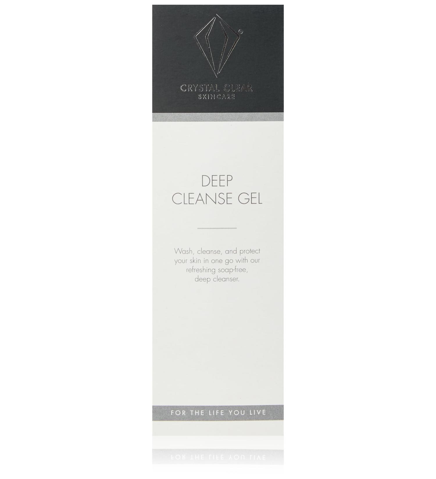 Crystal Clear Skincare Deep Cleanse Gel 200 ml - Buy Online on GoSupps.com