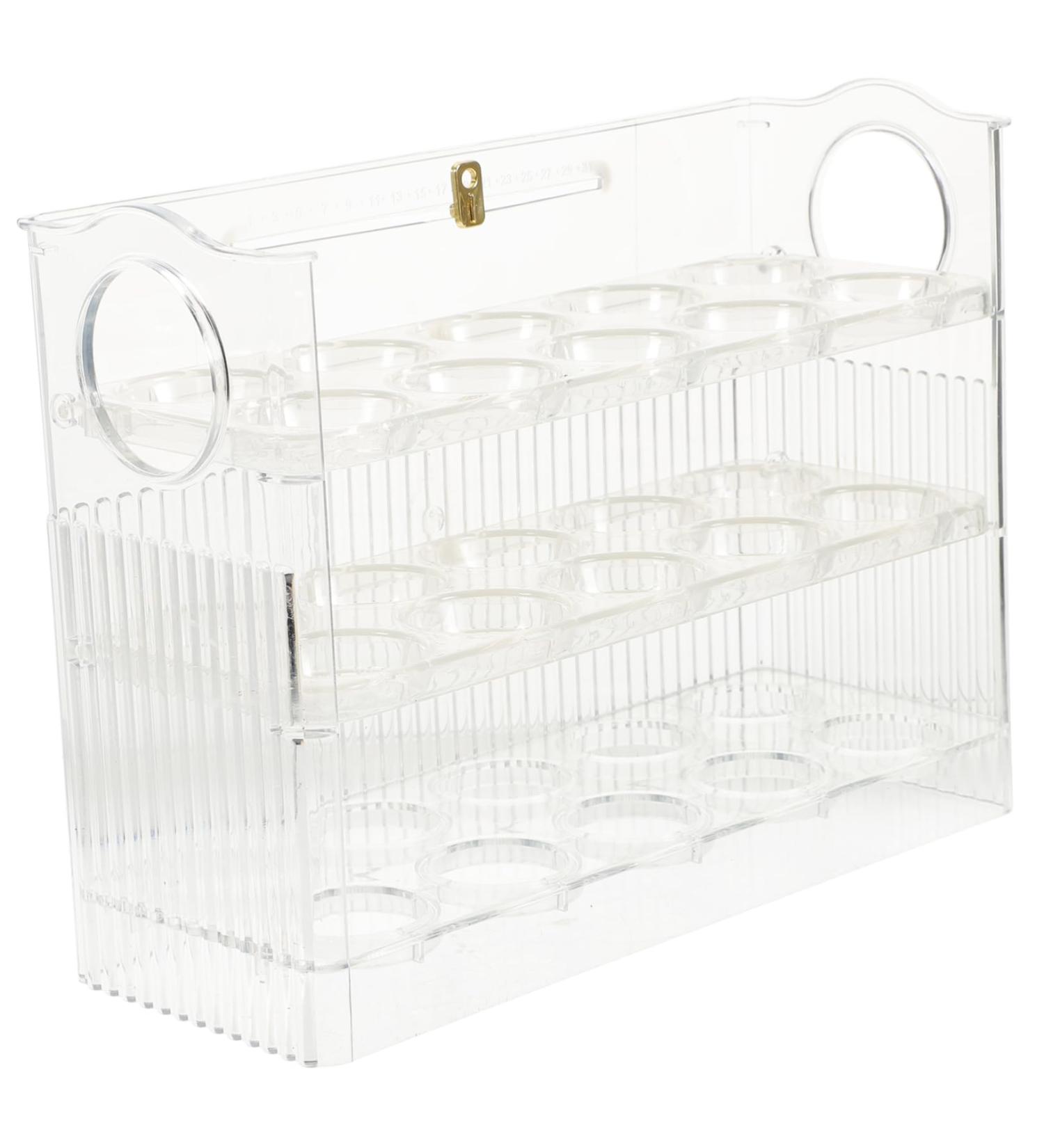 ABOOFAN Egg Storage Box Tray with Lid Drawer Organizer Plastic Egg Tray Egg Storage Holder Dog Storage Rack - Buy Online on GoSupps.com