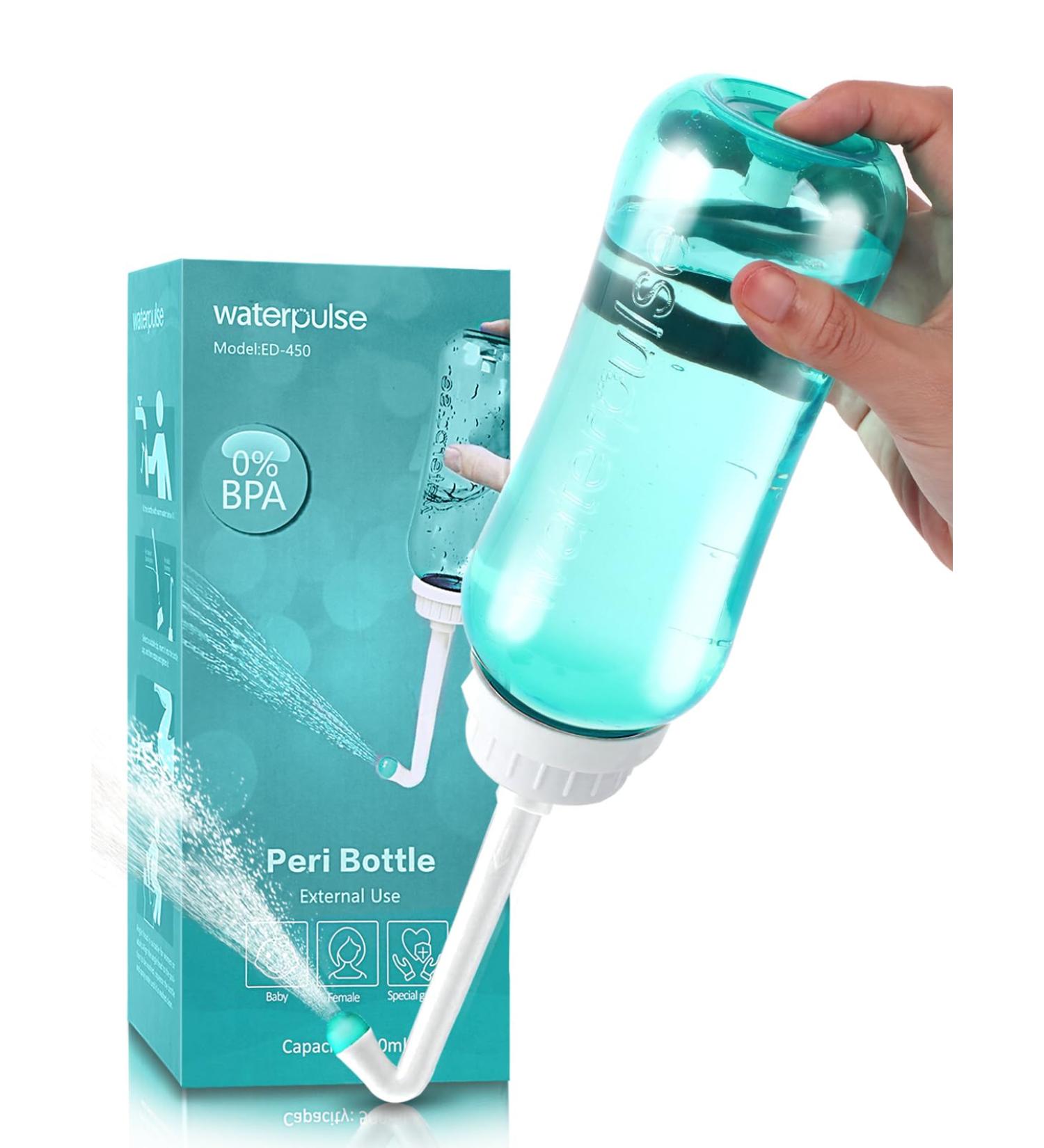 Po Shower 500 ml Shower with Button Pop Shower with Double Nozzle Portable Bidet Peri Bottle Intimate Shower Weekly Bed Woman Bidetlity Toilet Waterproof - Buy Online on GoSupps.com