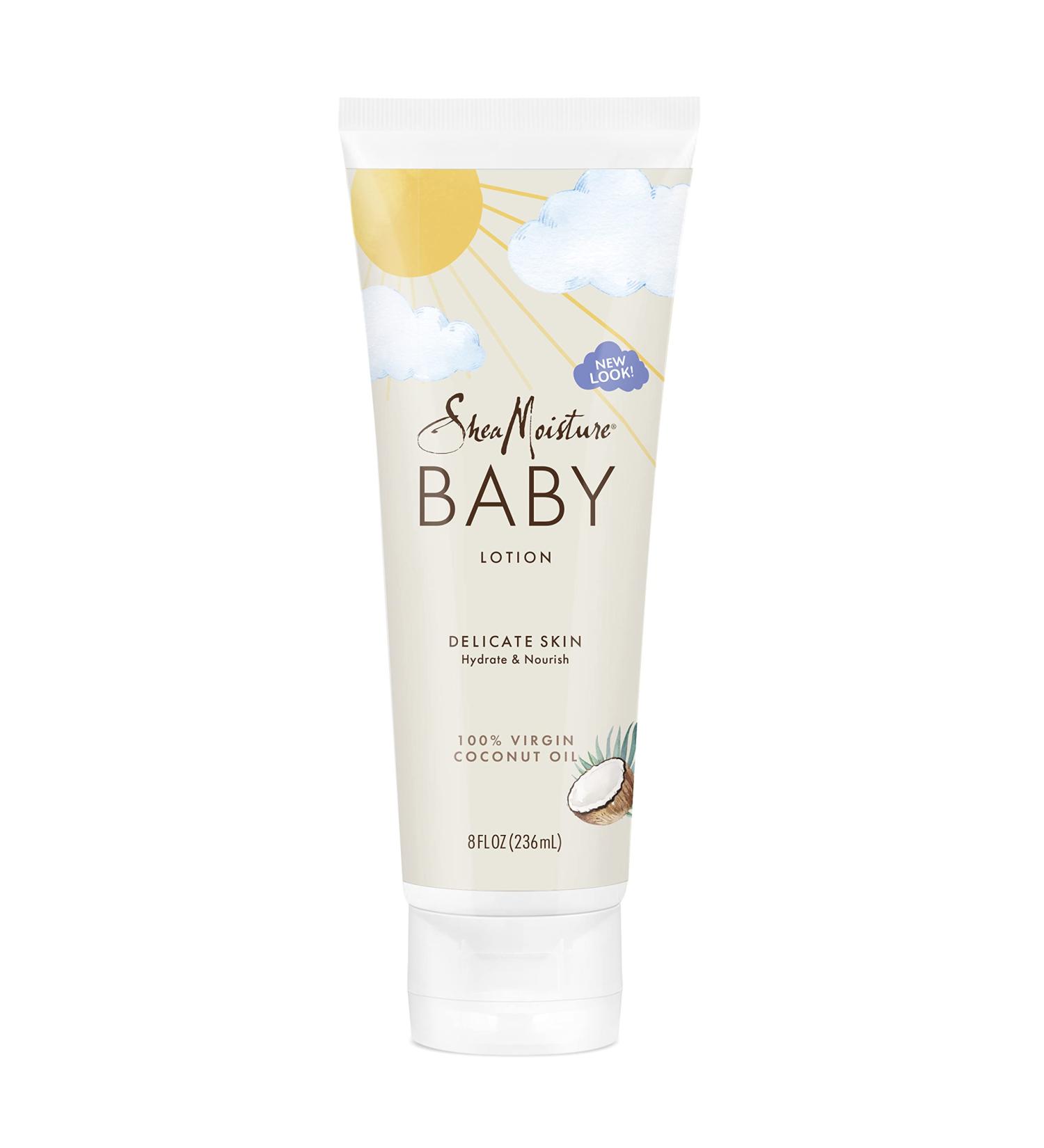 SheaMoisture Baby Lotion with 100% Virgin Coconut Oil - 8 oz Moisturizer for Baby's Clear Skin - Buy Online on GoSupps.com