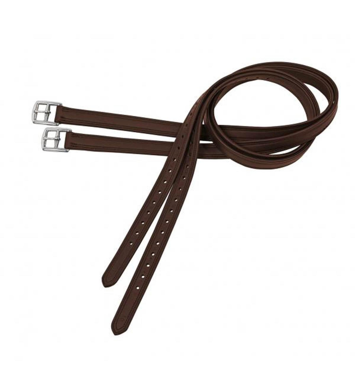 Buy Solibel BUSSE Stirrup Leathers - Soft-Curved Dark Brown 140 cm Stainless Steel | International Shipping Available - Buy Online on GoSupps.com