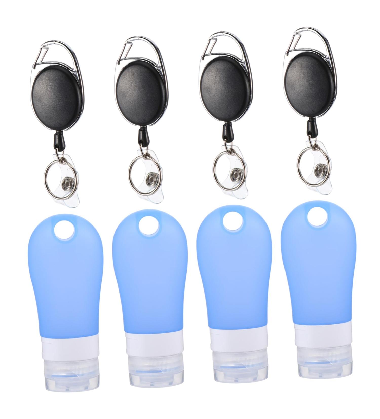 Beavorty 1 aboard buckle bottling travel lotion container Silicone Hand Cleaner Holder travel toiletries containers plastic to go containers silicone container mini Silica gel empty bottle - Buy Online on GoSupps.com