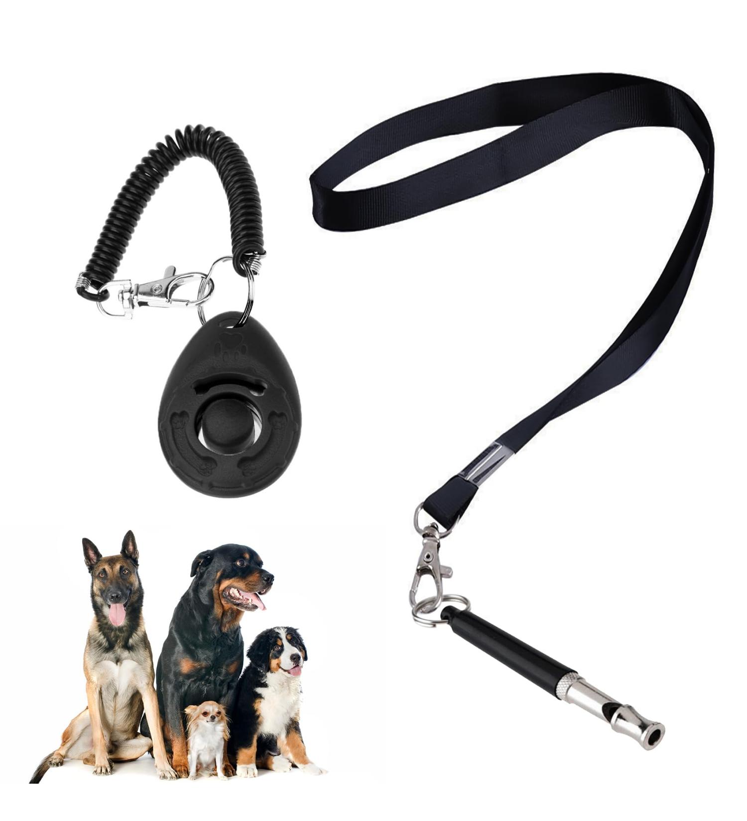 Jaimela Dog Whistle & Clicker Set | Professional Dog Training Accessories | Standardized Frequency Training Tools - Buy Online on GoSupps.com