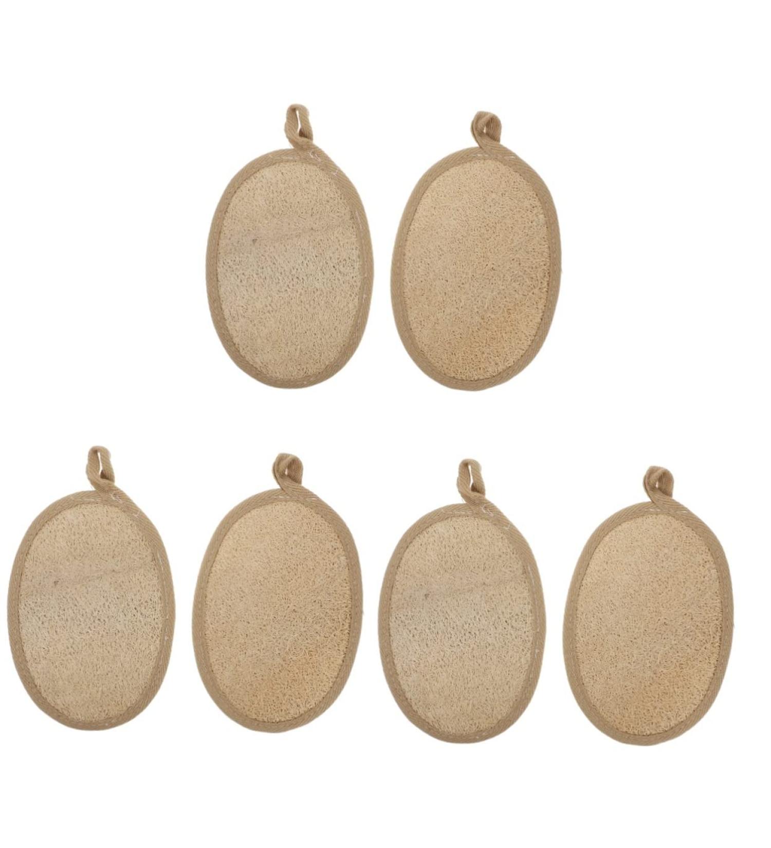 Buy GLEAVI 6 Pcs Exfoliating Loofah Bath Balls & Back Scrubber Pads for Ultimate Skin Cleansing - International Shipping Available - Buy Online on GoSupps.com