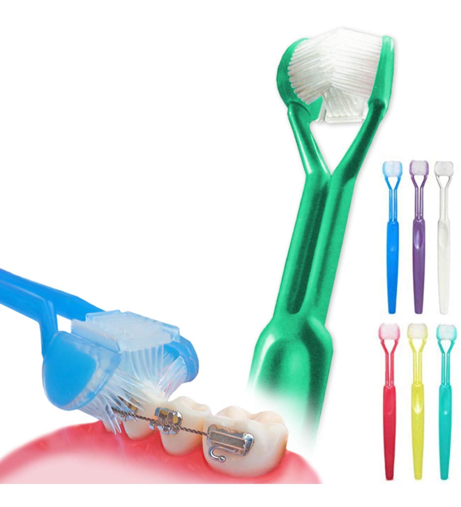 Buy Original 3-Sided DenTrust Toothbrush - Clinically Proven Electric Brush 6-Pack for Adults - Best International Shipping - Buy Online on GoSupps.com