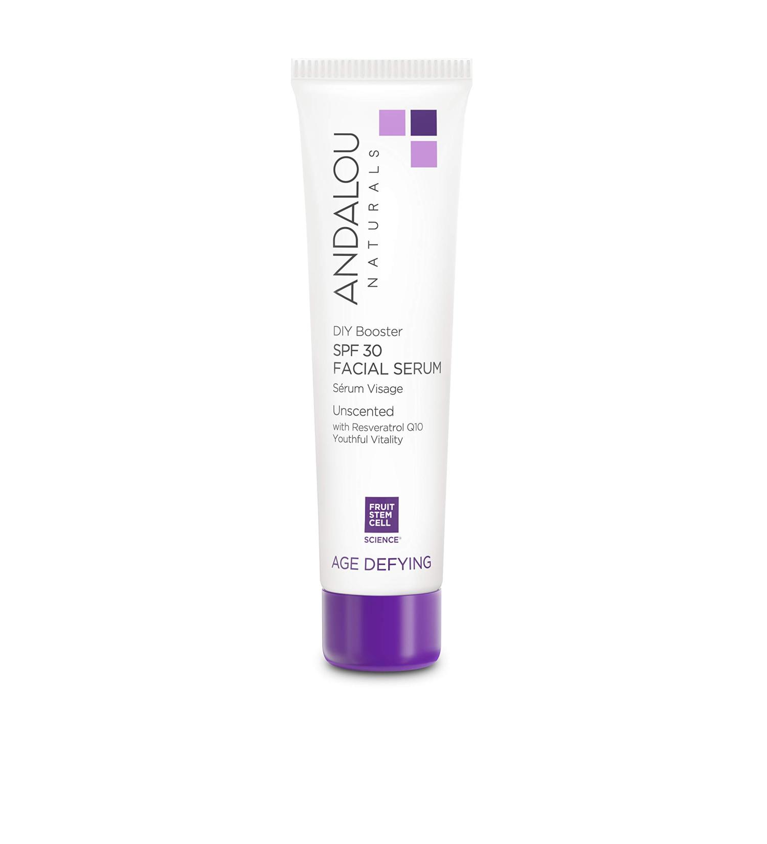 Andalou Naturals Age Defying Facial Serum SPF 30 - Unscented, 2 fl oz (58 ml) - Buy Online on GoSupps.com