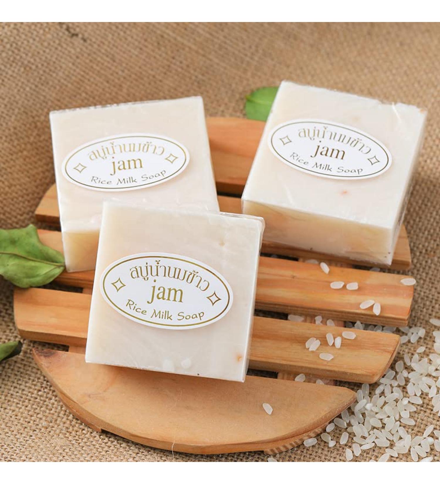 Maruomiki 10pcs Thai Rice Soap 65g - Handmade Rice Milk & Goat Milk Whitening Soap (Pack of 5) - Buy Online on GoSupps.com