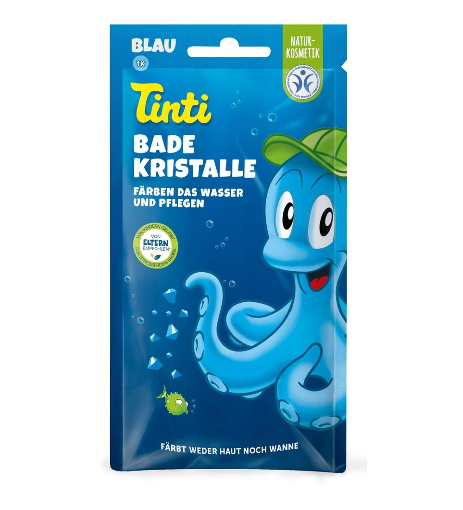Tinti bath crystals blue BDIH - color and care for delicate children's skin 1 pack (1 x 63 g)
