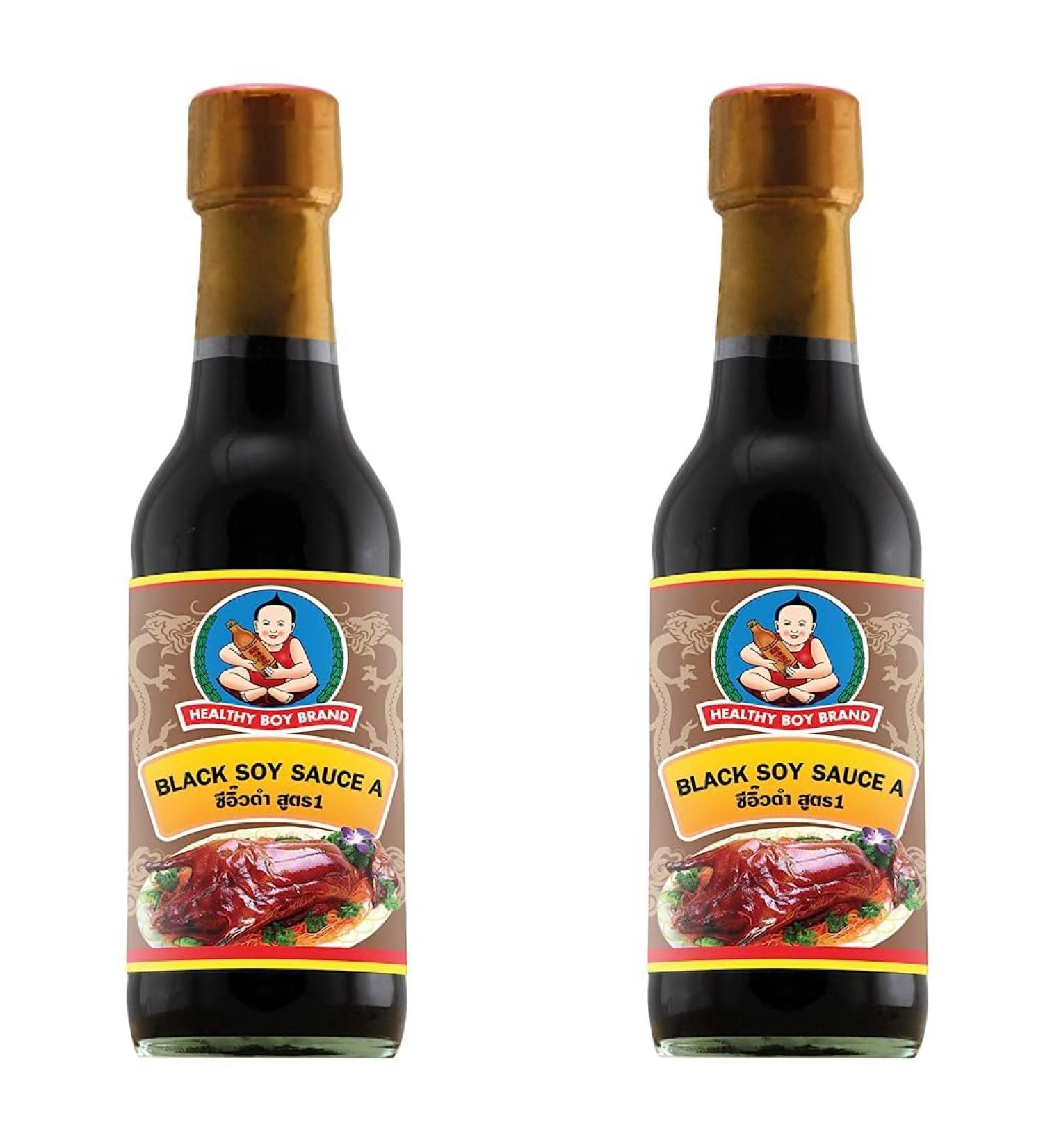 Healthy Boy Dark Soy Sauce 280g (2 x 250ml) - Buy Internationally | Best Price & Quality - Buy Online on GoSupps.com