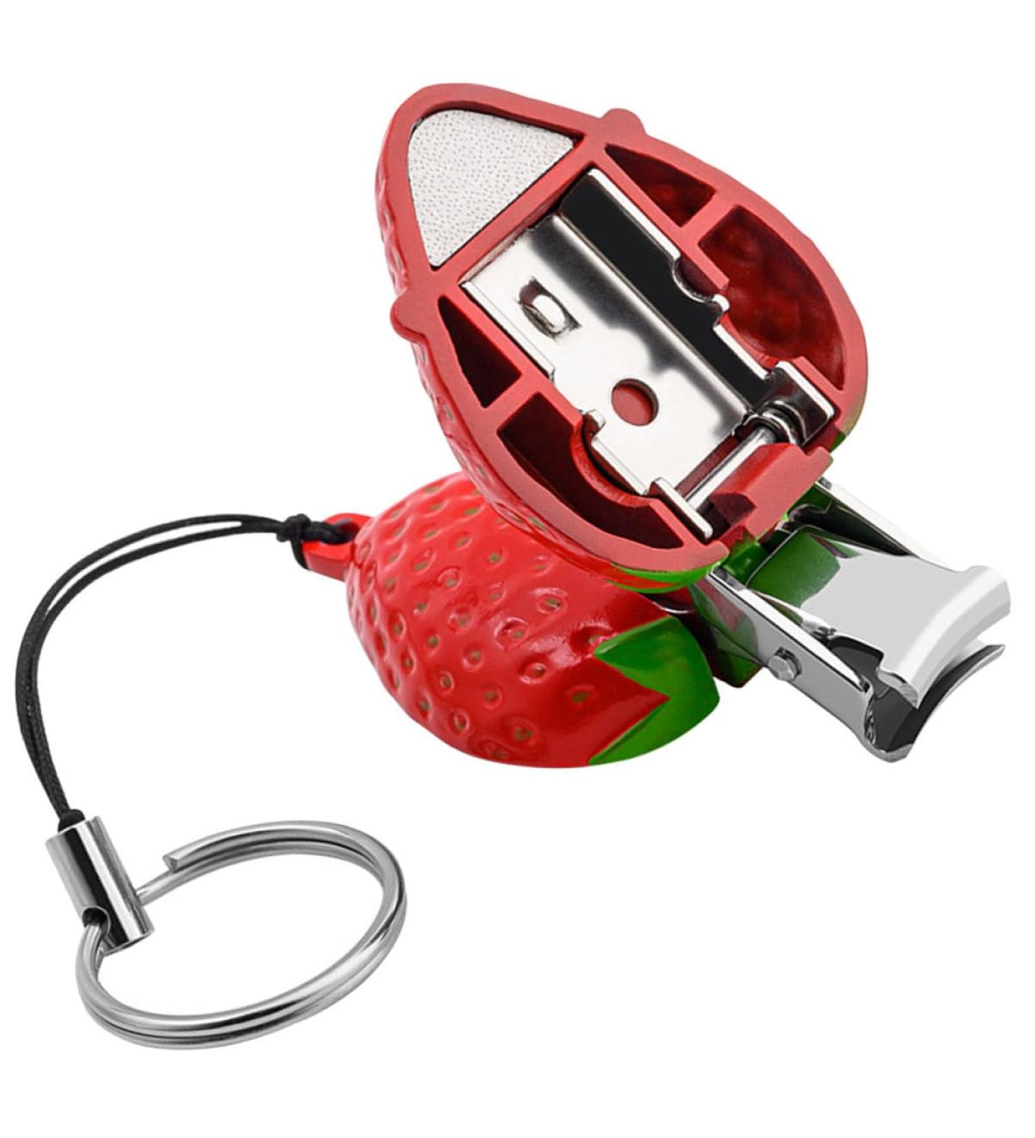 minkissy Strawberry Nail Nail Clippers Portable Nail Toddler Nail Clipper Fruit Nail for Men Nail Nippers Professional Fingernail Clipper Tool Stainless Steel Travel Cartoon - Buy Online on GoSupps.com