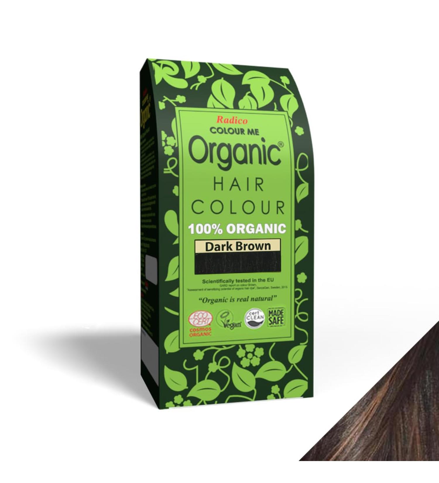 Radico Colour Me Organic Dark Brown - Natural Hair Dye for International Shipping - Buy Online on GoSupps.com