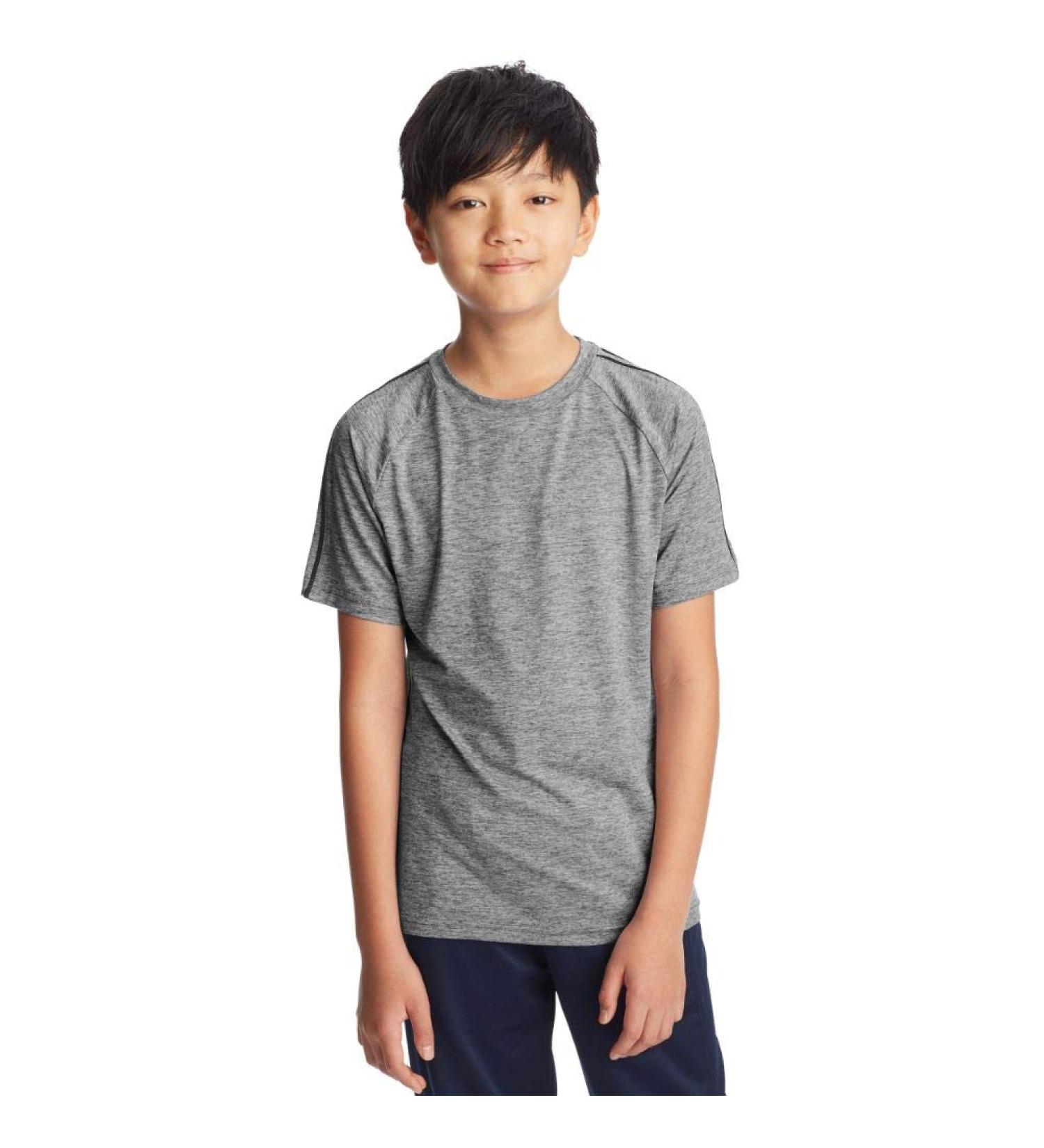 C9 Champion Boys' Fashion Tech Short Sleeve T-Shirt - Small Charcoal Heather - Buy Online on GoSupps.com